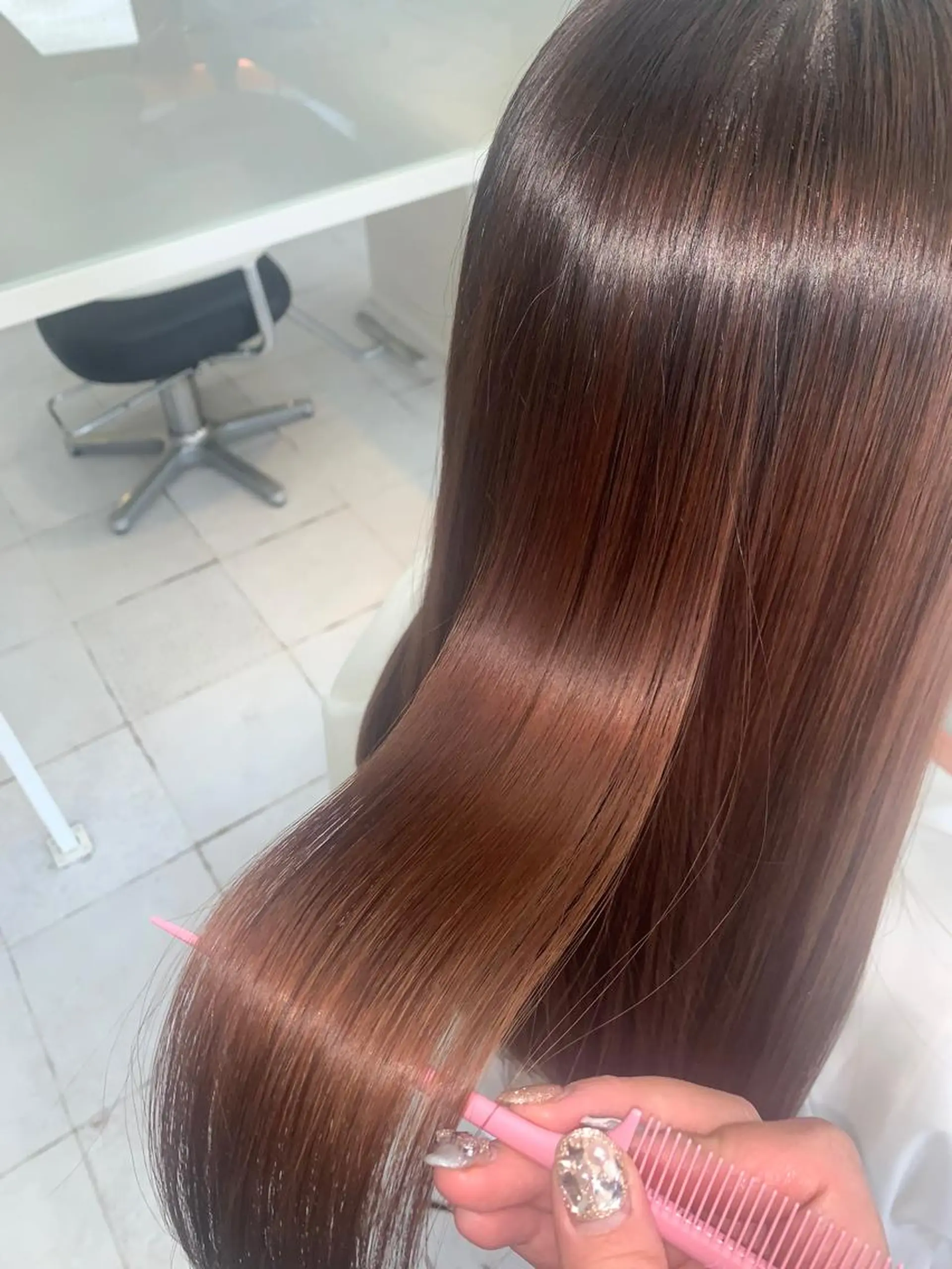 ロング カラー エクステ♡ヘアメ 内村麻衣のヘアスタイル