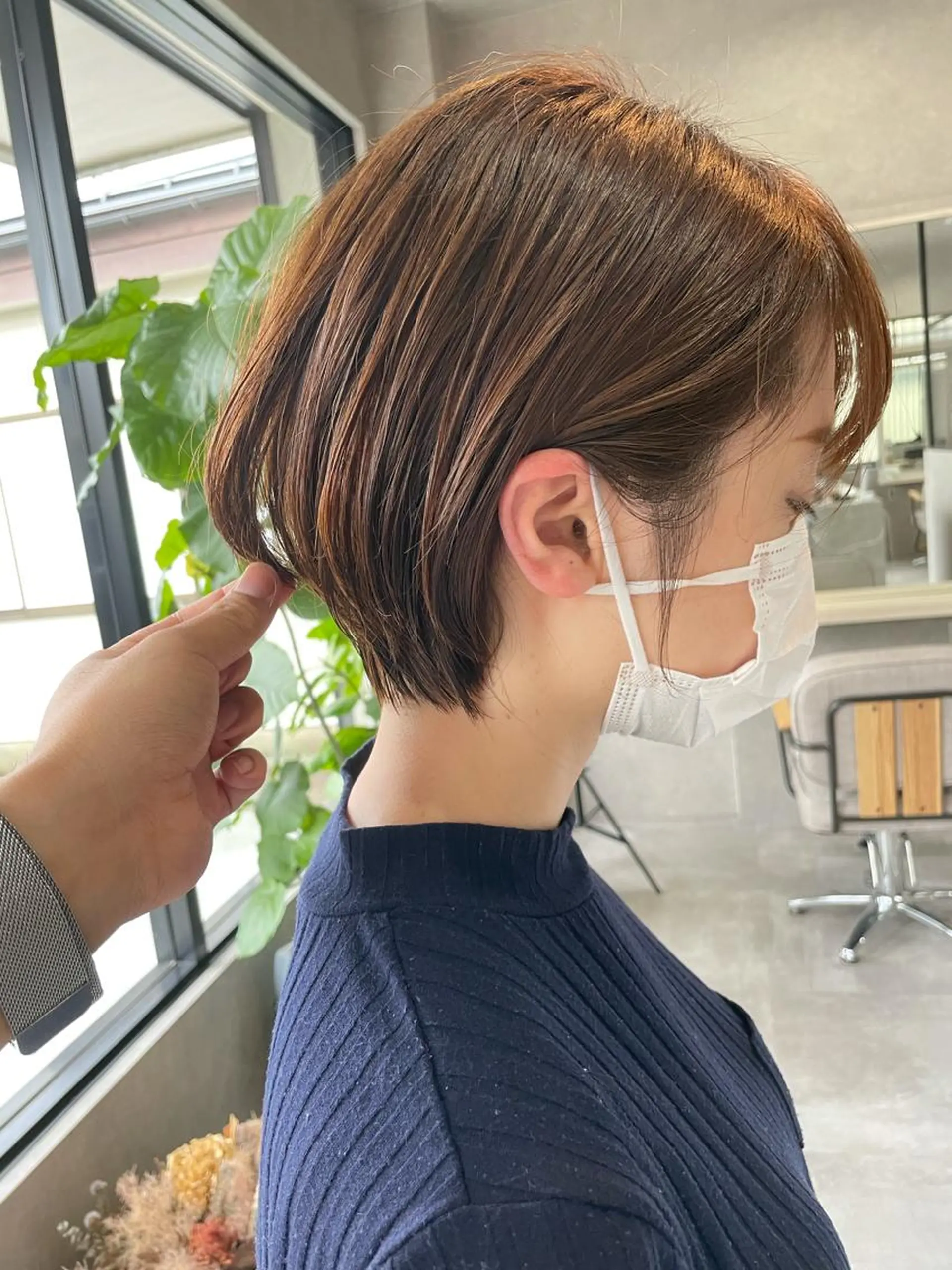 ショート カット ヘアカラー 河原 亮のヘアスタイル
