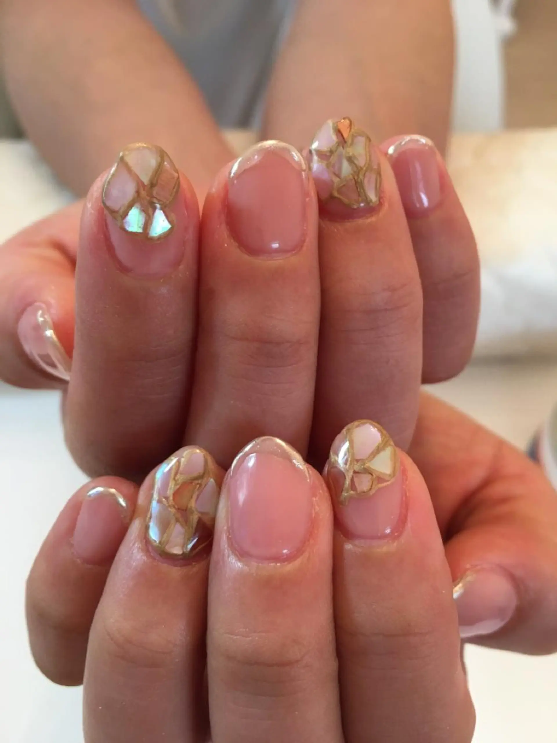 ネイル ミラーネイル ぷっくりネイル ネイルサロン ショコラのネイルデザイン