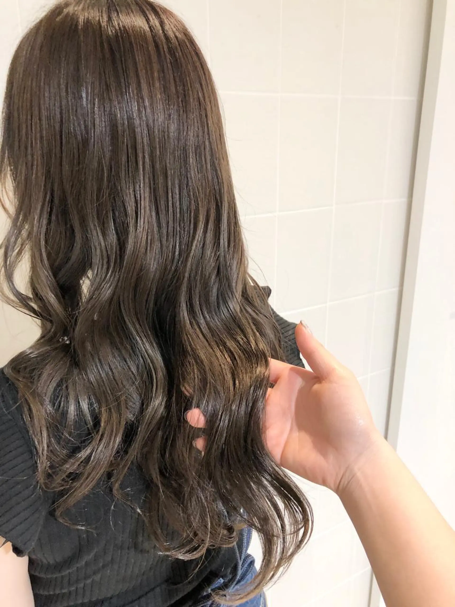 ロング カラー ヘアカラー まつげ兼任しもさこ 🌟レイヤー得意のマツエク・マツパデザイン