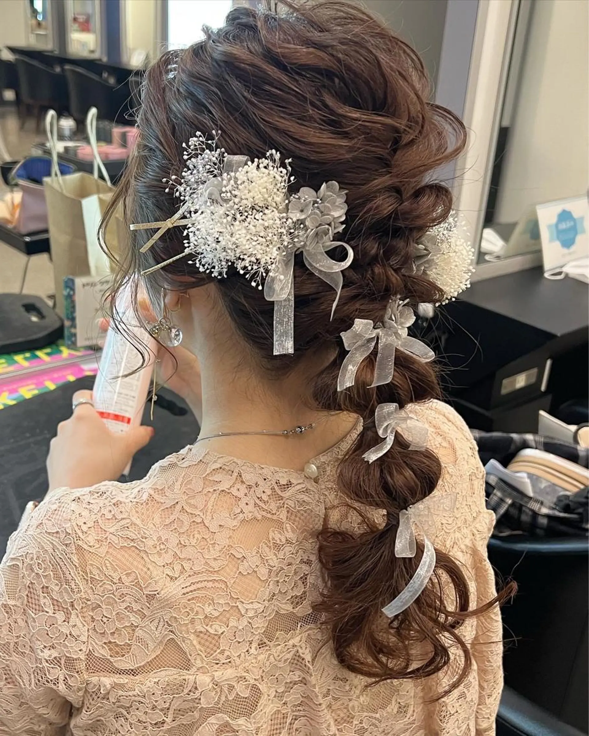 ヘアアレンジ ヘアセット Okano Mahoのヘアスタイル