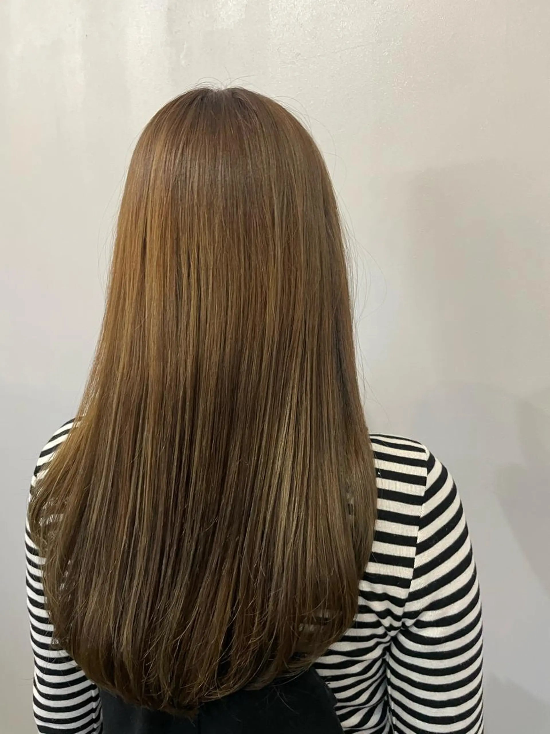 ロング カラー ベージュカラー ハイライトカラー ハイライト カット ヘアカラー ブリーチなし透明感 タケザワミキのヘアスタイル