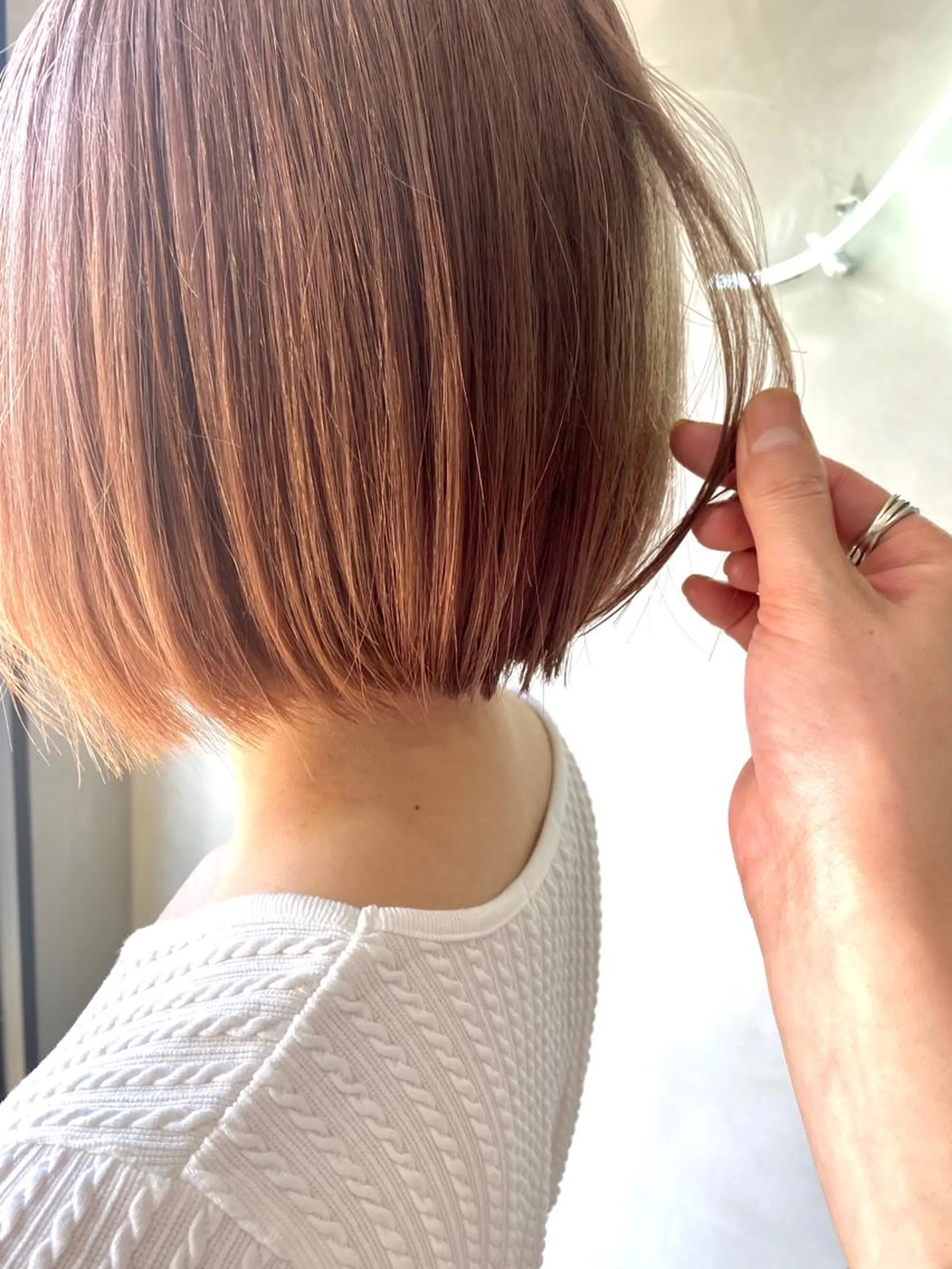 ショート カラー パーマ ヘアアレンジ メンズ キッズ ネイル マツエク・マツパ メンズハイトーン ハイトーンカラー ボブ ヘアカラー トリートメント ヘアセット 🌸グレージュ/ 艶髪🌸yutaのヘアスタイル
