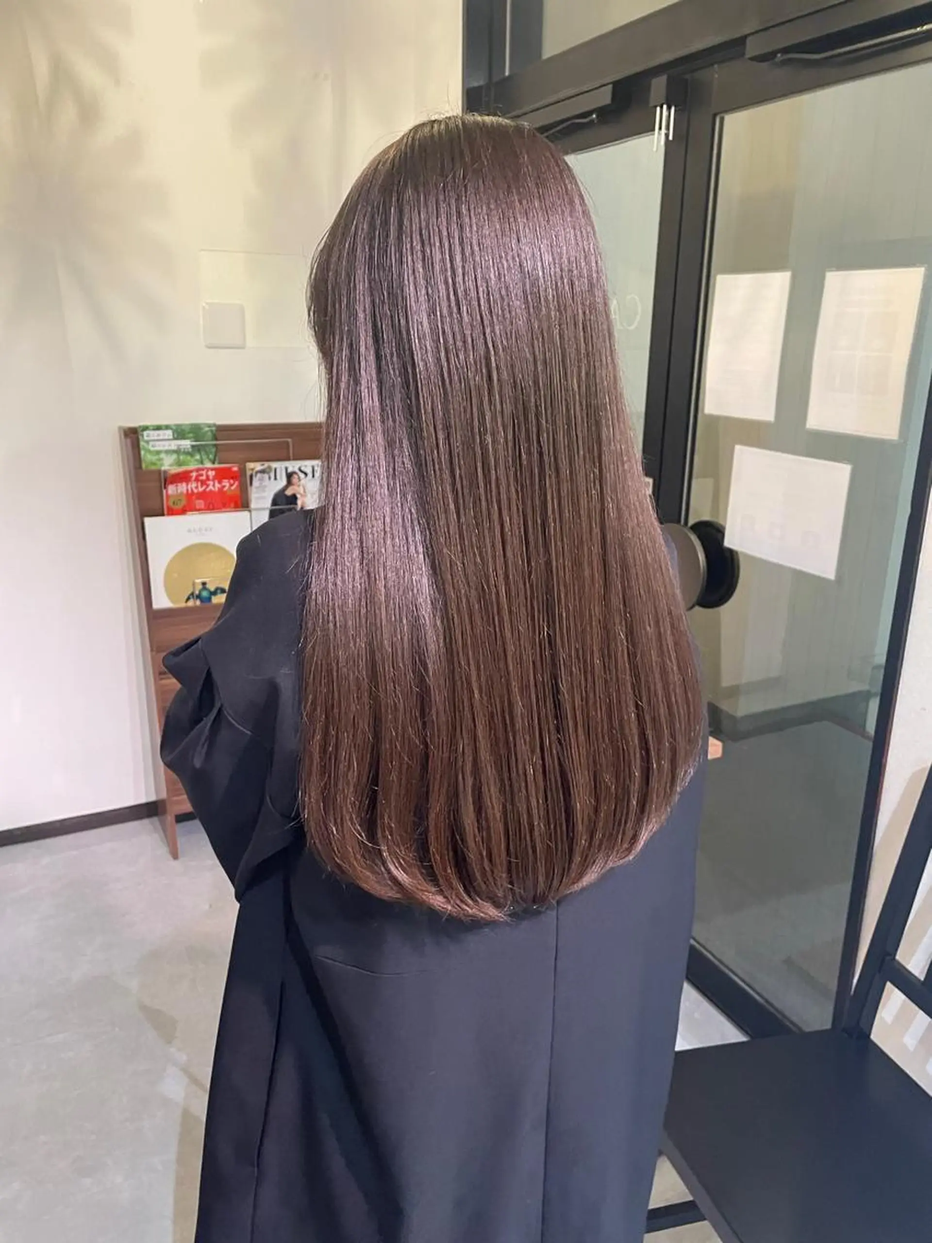 ロング カラー トリートメント 高梨 菜々のヘアスタイル