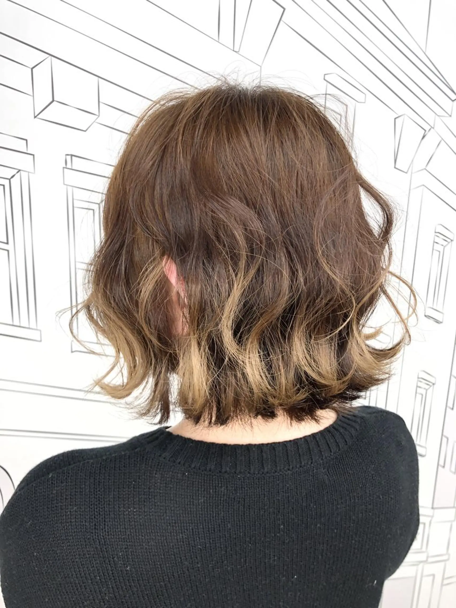 ミディアム カラー グラデーションカラー レイヤー⭐️カラー ⭐️平川雅史のヘアスタイル