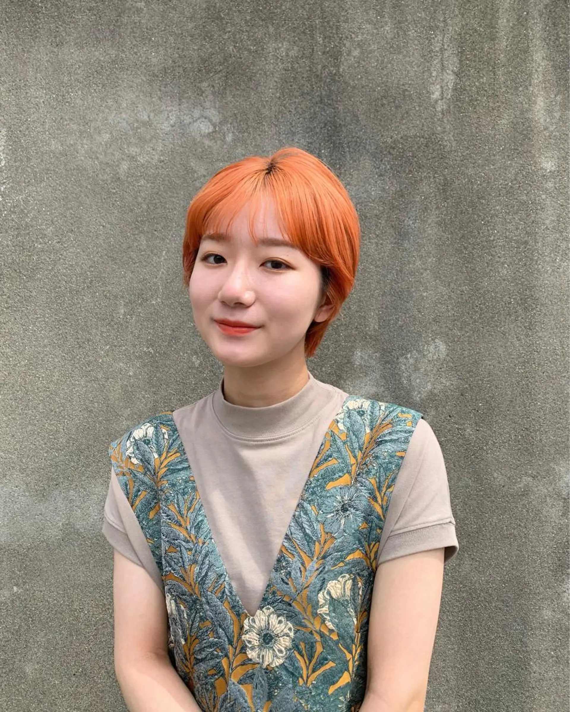 ショート カラー ヘアカラー SABO 🪴岡田知佳のヘアスタイル