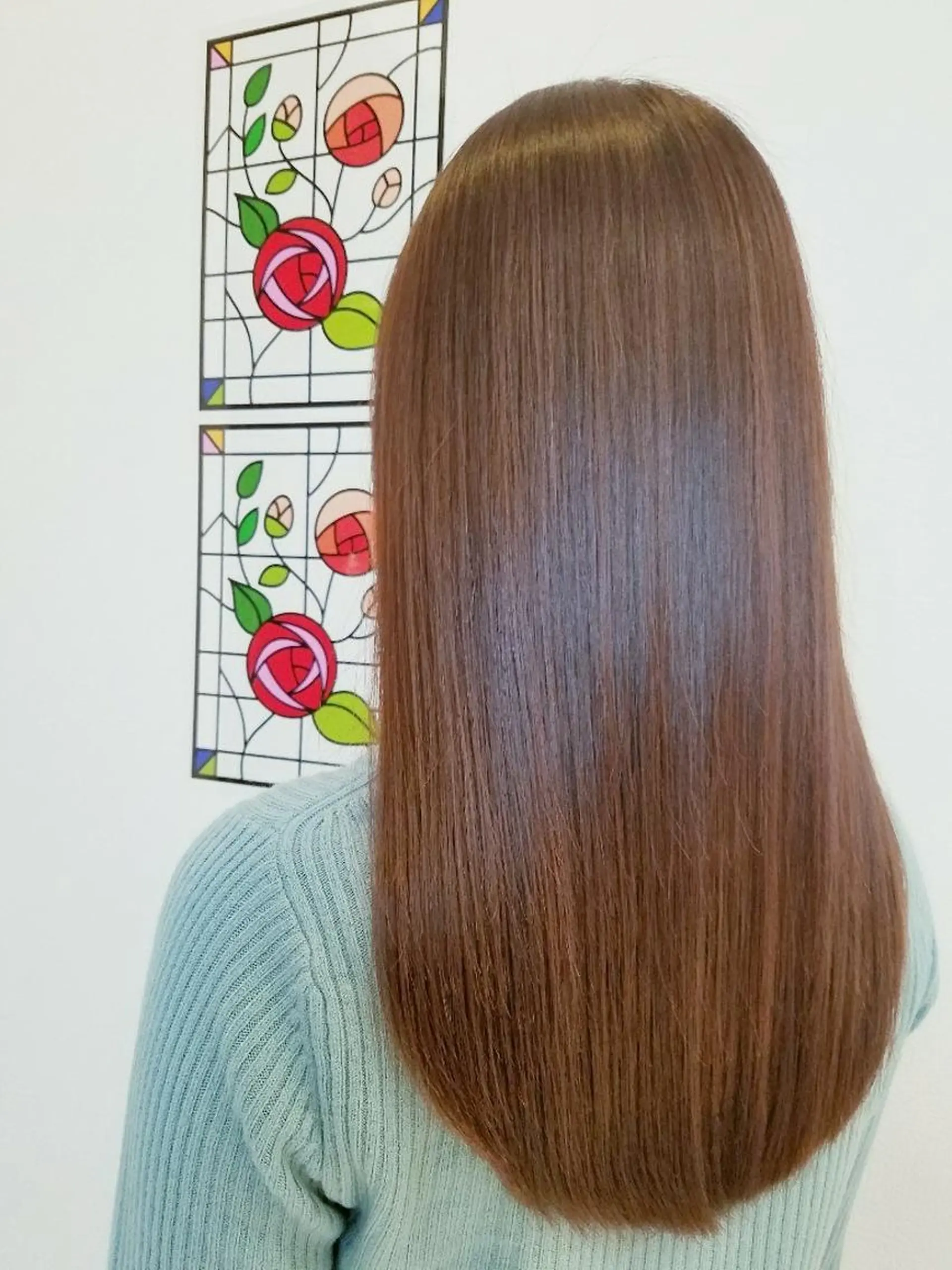 ロング カラー 縮毛矯正 トリートメント 髪質改善/ハイライト 小林秀樹のヘアスタイル