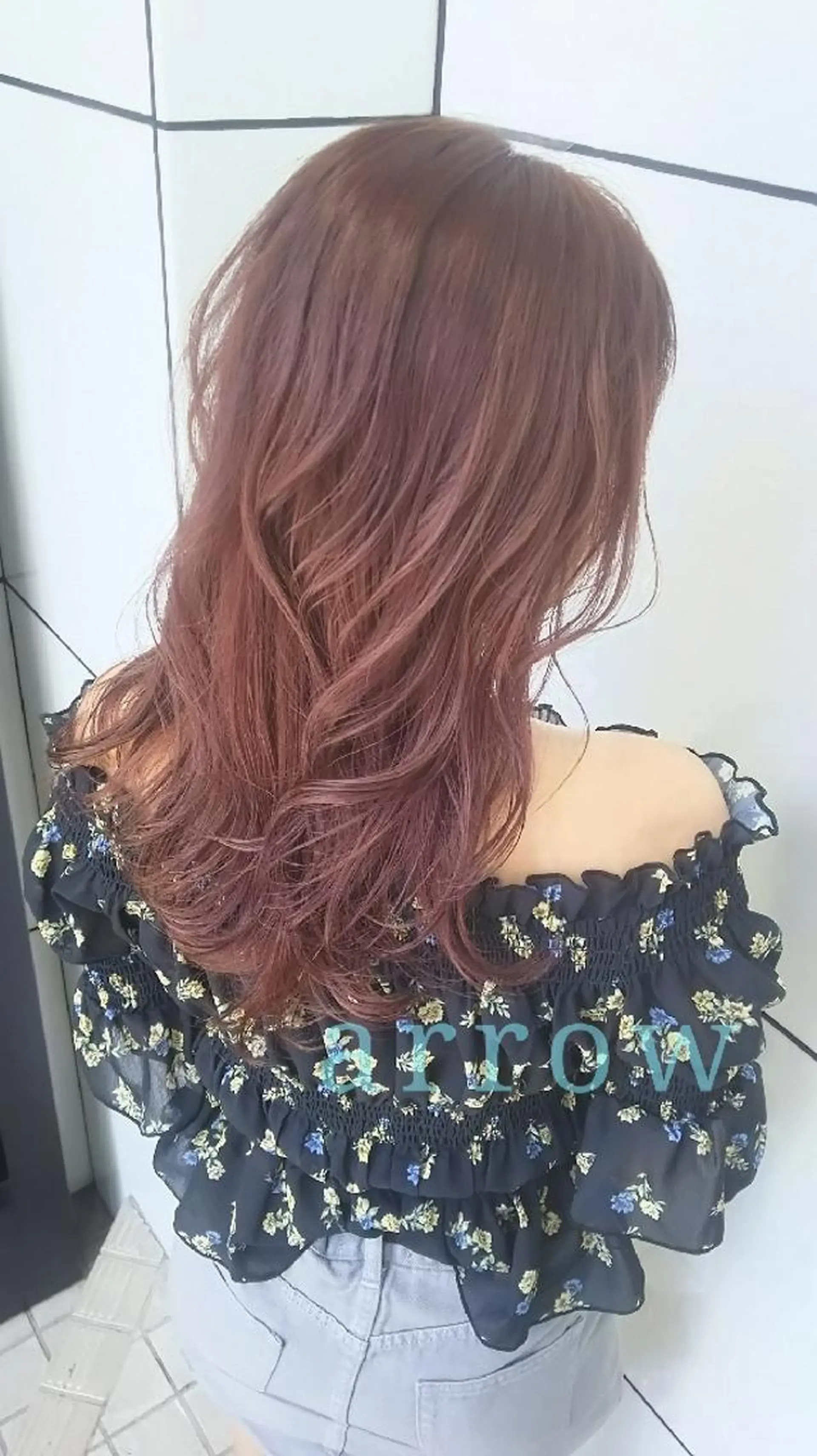 ロング カラー arrow🖤 もえみのヘアスタイル