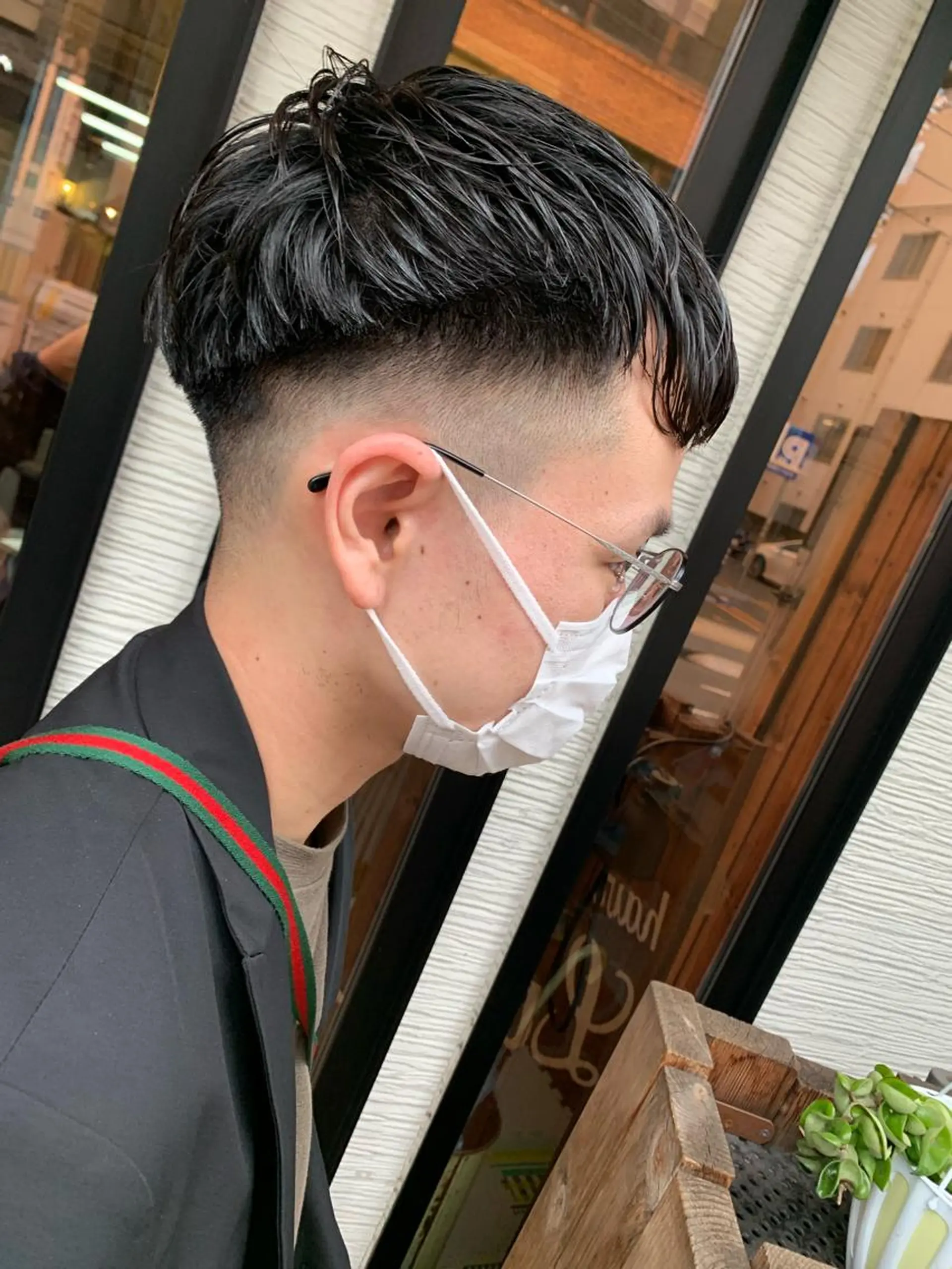 ショート メンズ フェードカット ショートヘア yoshi (高橋福博)のヘアスタイル