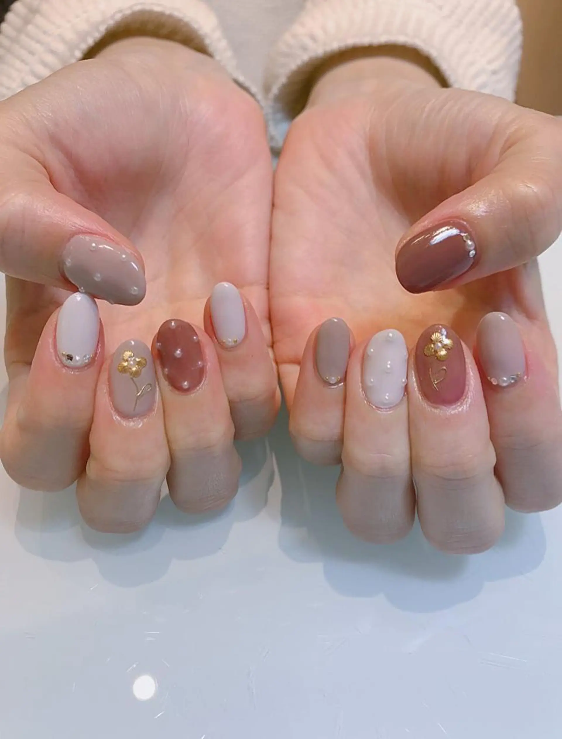 ネイル フラワーネイル ハンドネイル ハンドケア NAIL 106G所属・西日暮里駅徒歩1分/ NAIL106Gのネイルデザイン