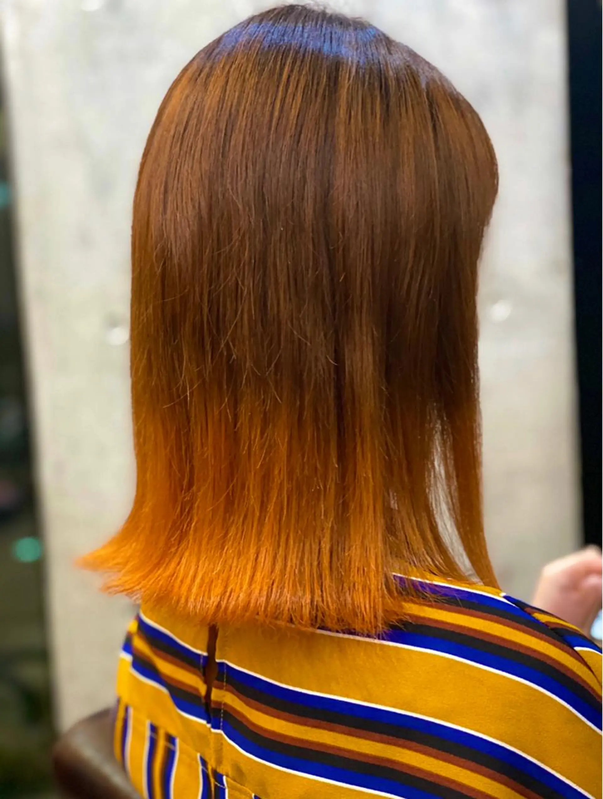 ミディアム 外ハネヘア カット ヘアカラー トリートメント youres hair 髪質改善トリートメント&ヘッドスパ　恵比寿本店【ユアーズ ヘア】所属・愛されヘア♪ 大森春奈のヘアスタイル