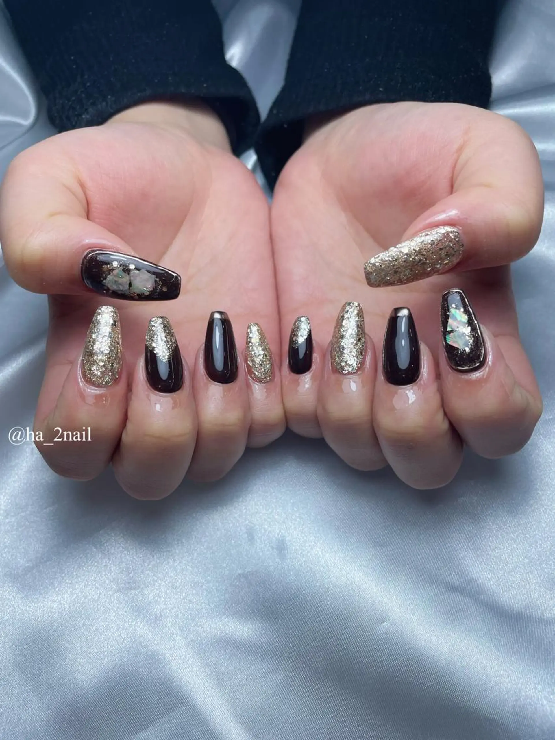 ネイル 成人式 NAIL and EYELASH ALPHA.所属・ALPHA. 姫繇のネイルデザイン