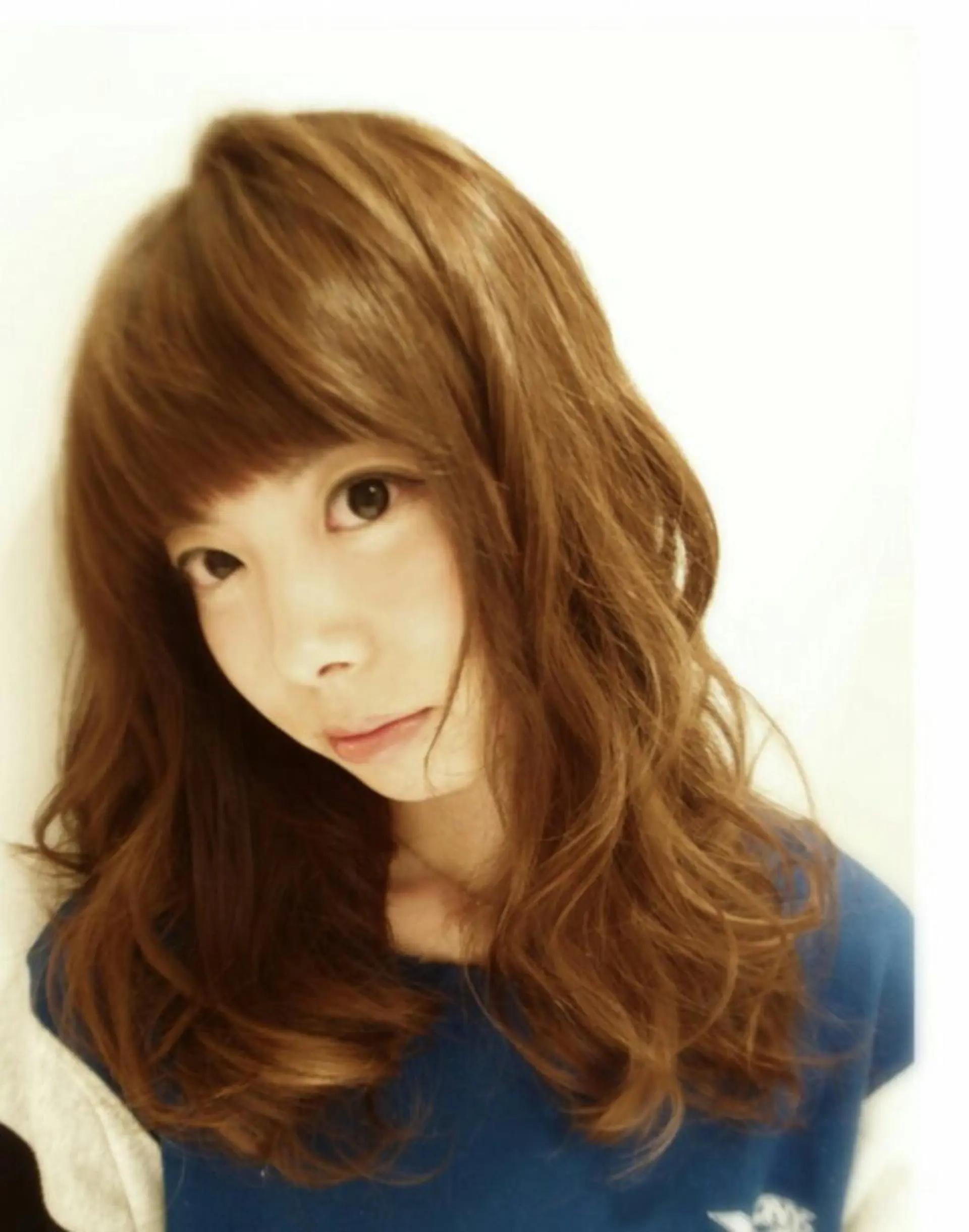 ミディアム セミロング パーマ カラー ロング ミディアムパーマ セミロングパーマ ベージュカラー ストレートパーマ Lumderica(ラムデリカ)所属・ラムデリカ YUKAのヘアスタイル