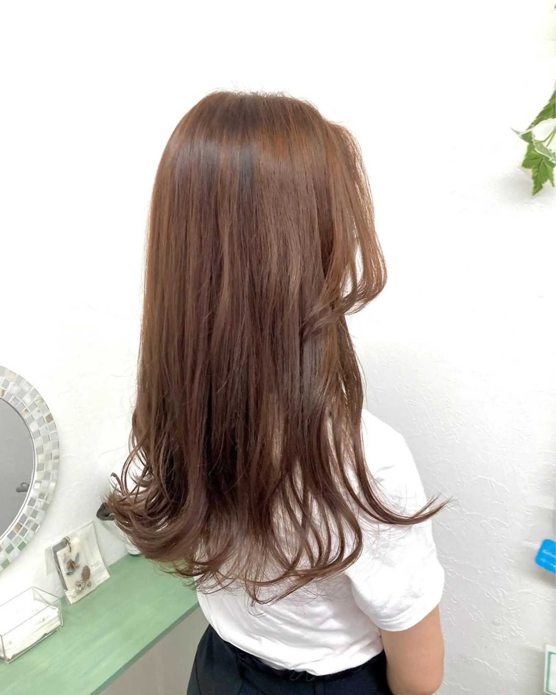 ロング カラー パーマ ヘアアレンジ ブラウンカラー ナチュラルブラウン 韓国風ヘア AIM所属・髪質改善✧︎エステ 💎AIM【アイム】のヘアスタイル