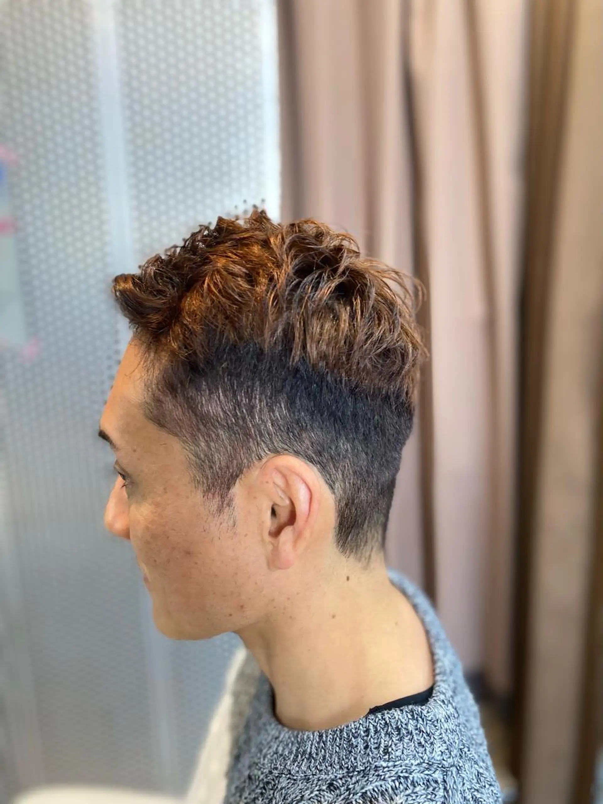 ショート カラー メンズ 刈り上げ sora所属・廣瀬 瞳のヘアスタイル