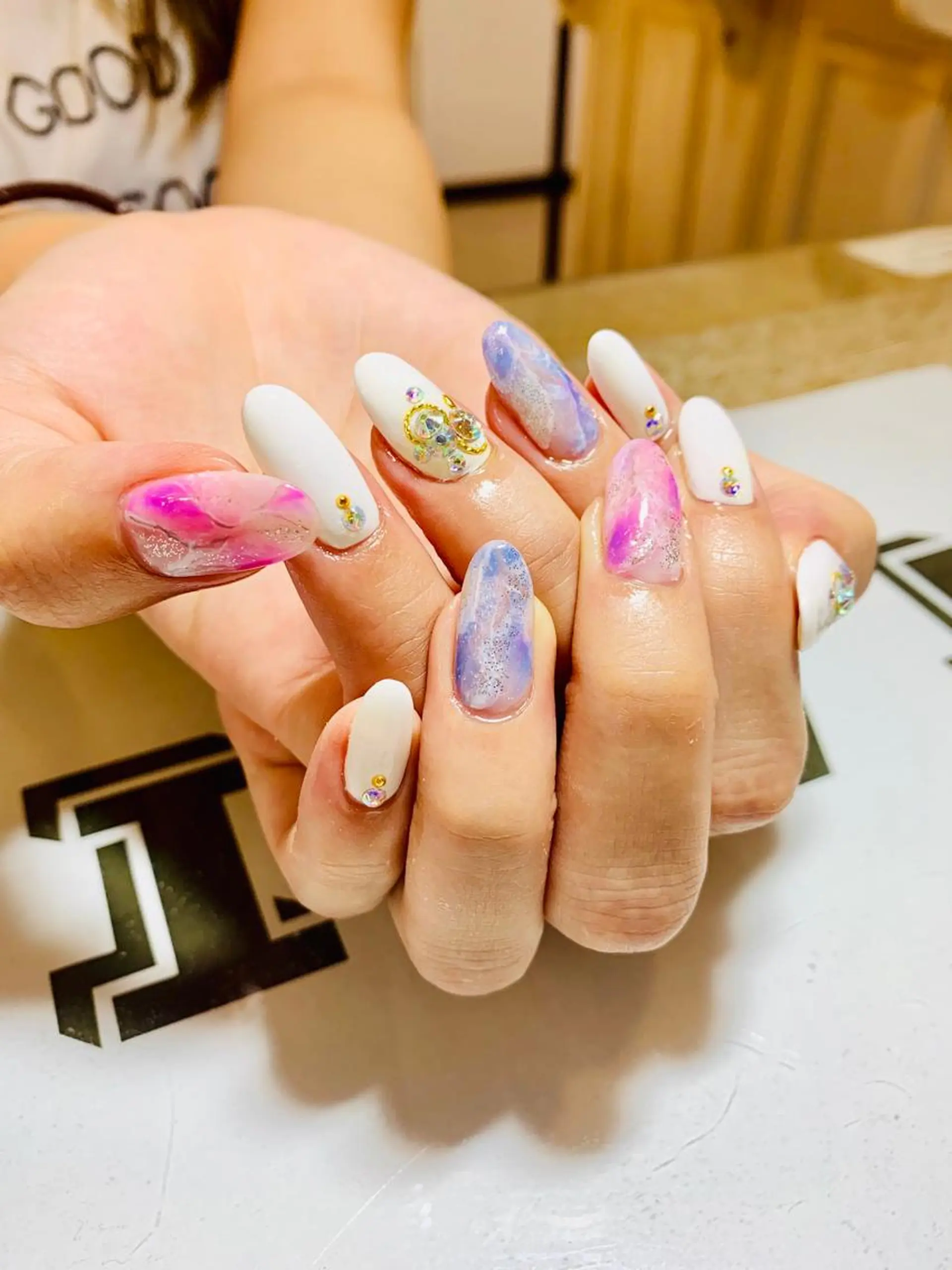 ネイル ハンドネイル JuniNail韓国 ネイリストsuのネイルデザイン