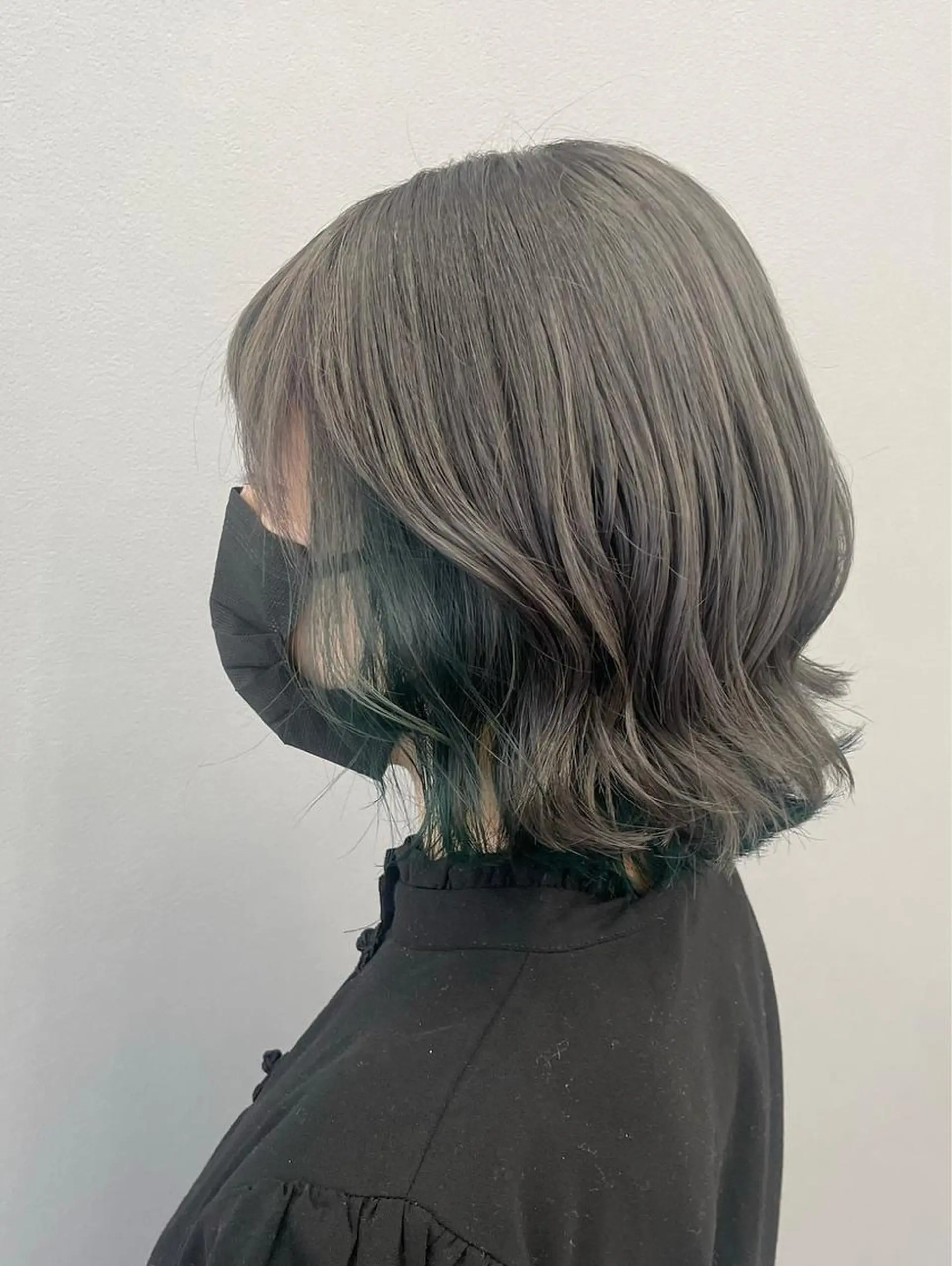 ミディアム カラー ヘアカラー ate.心斎橋 RYUKAのヘアスタイル
