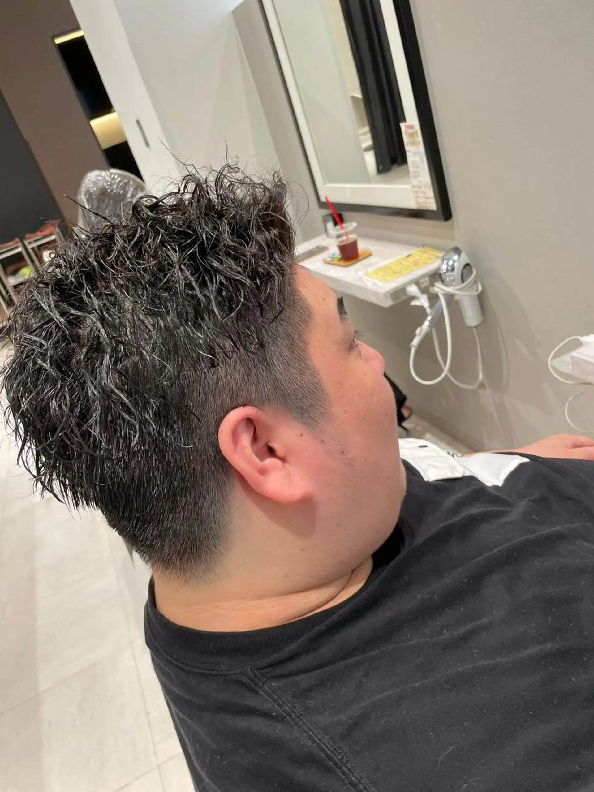 ショート パーマ ヘッドスパ k-twoたき✨艶感 カラー／美髪矯正のヘアスタイル