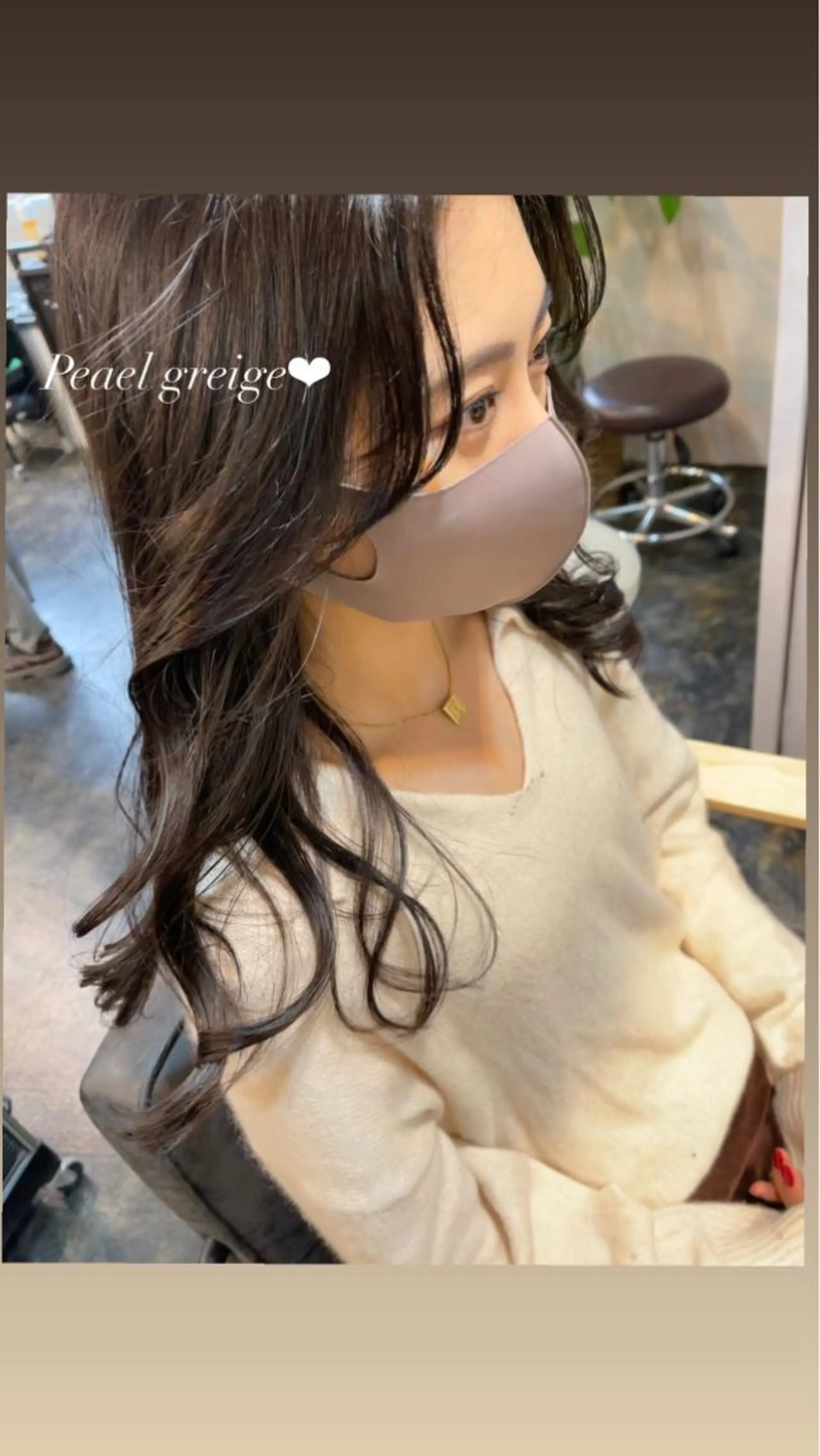 ロング オルチャンヘア カット ヘアカラー 韓国 / 中国ヘア 🦋Noniのヘアスタイル