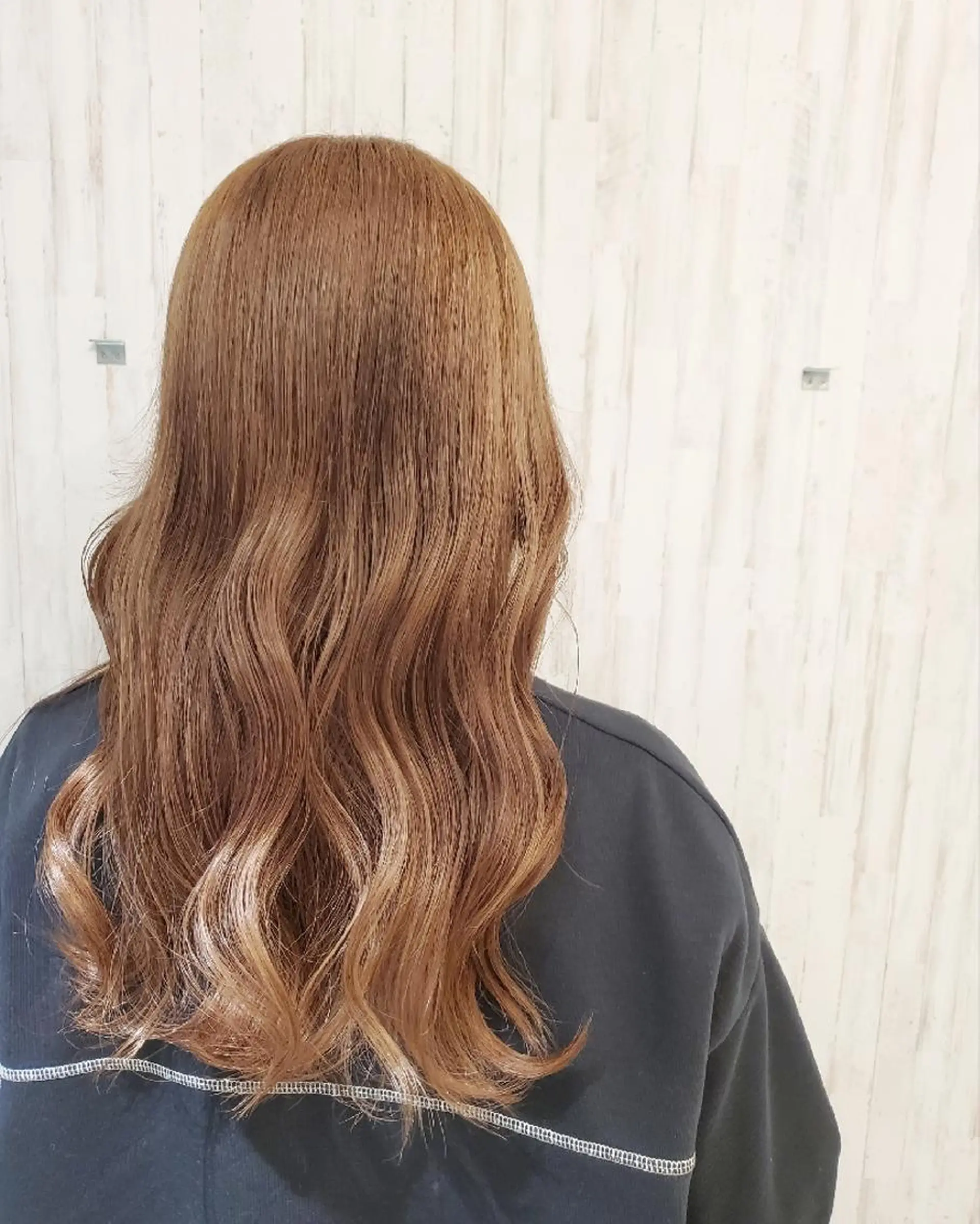 ロング カラー カット パーマ EARTH 池田　雄太のヘアスタイル