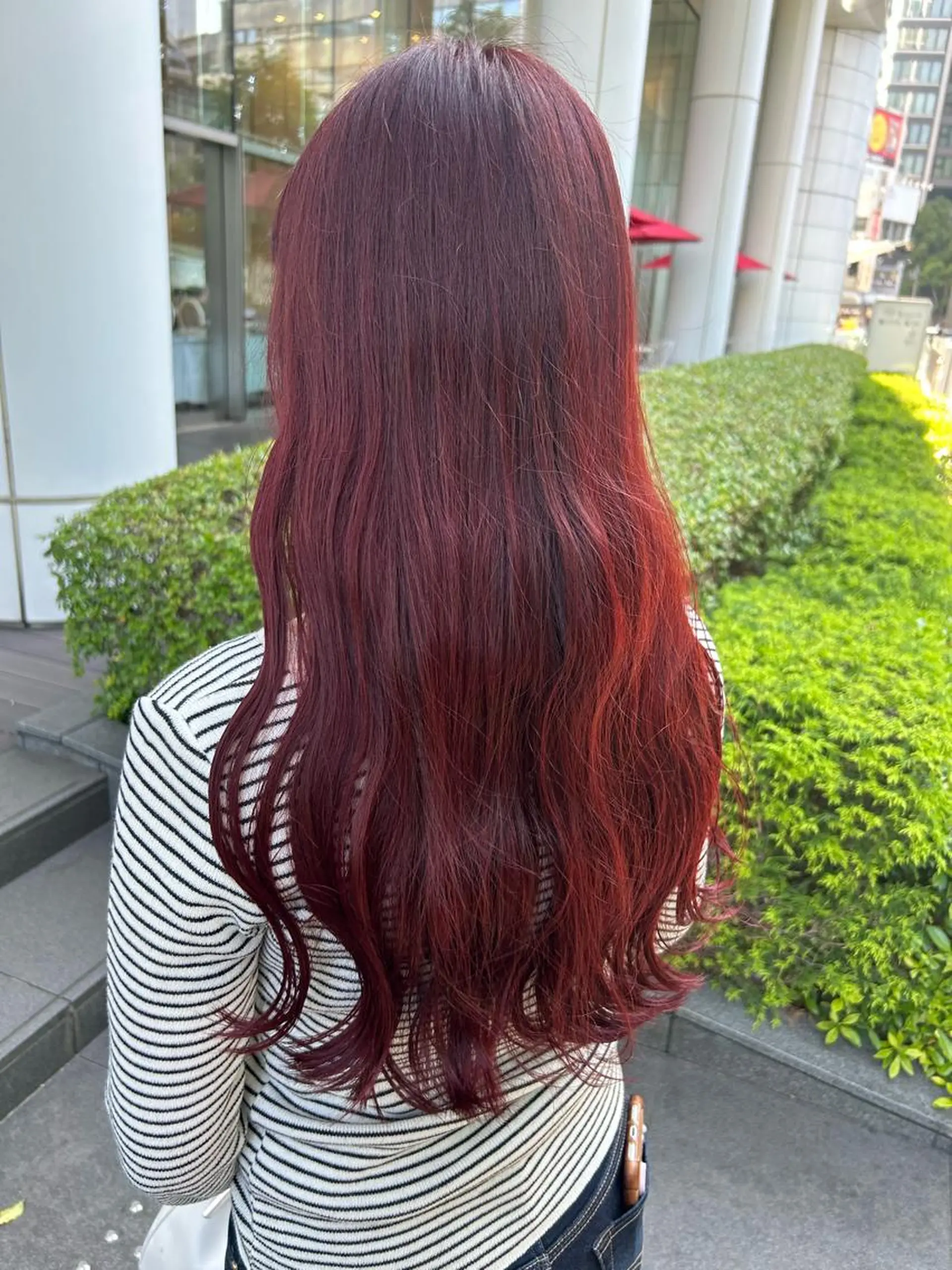 ロング カット ヘアカラー トリートメント 艶髪/髪質改善 yukaのヘアスタイル