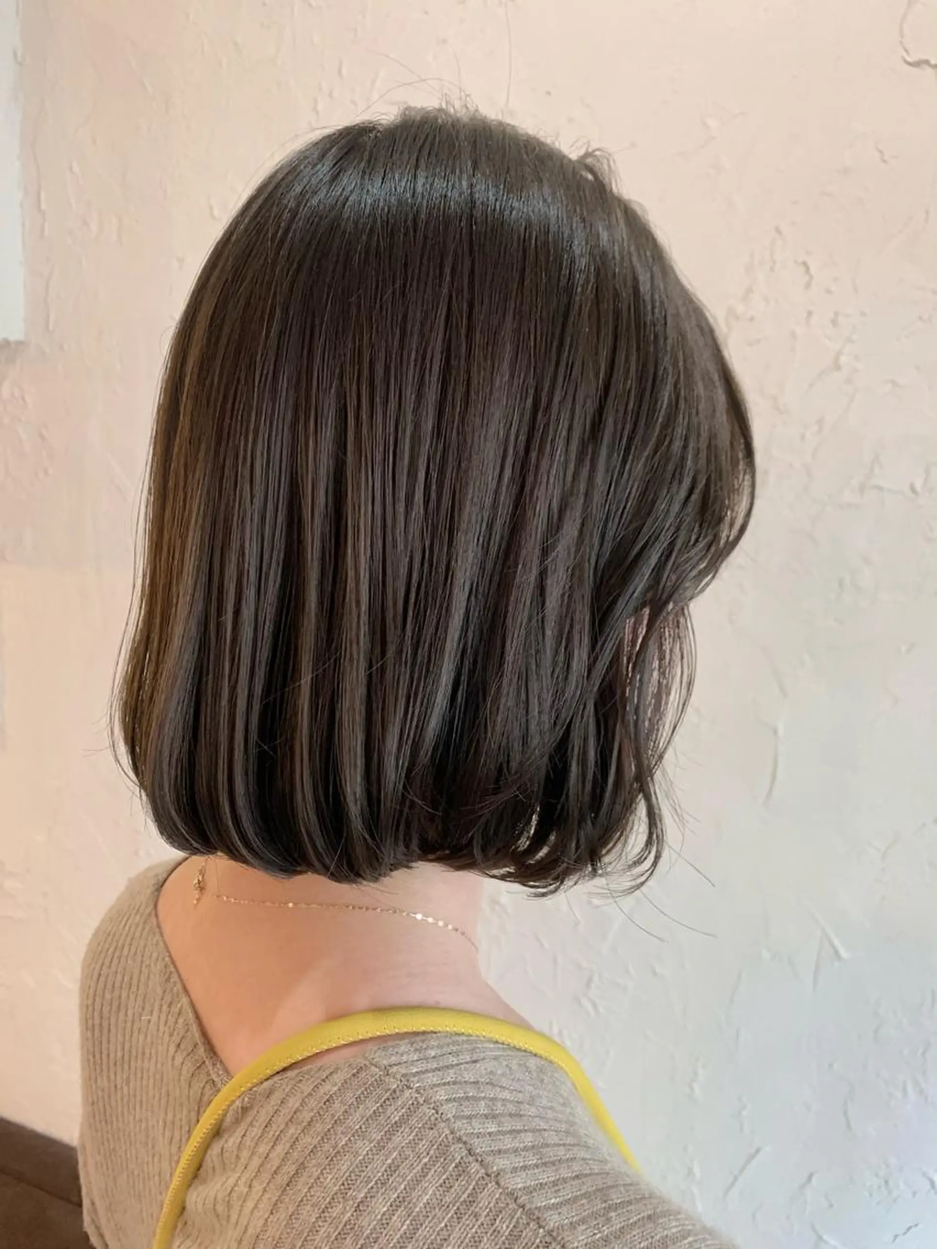 ミディアム カラー カット ヘアカラー トリートメント conne&riri所属・MA YUのヘアスタイル