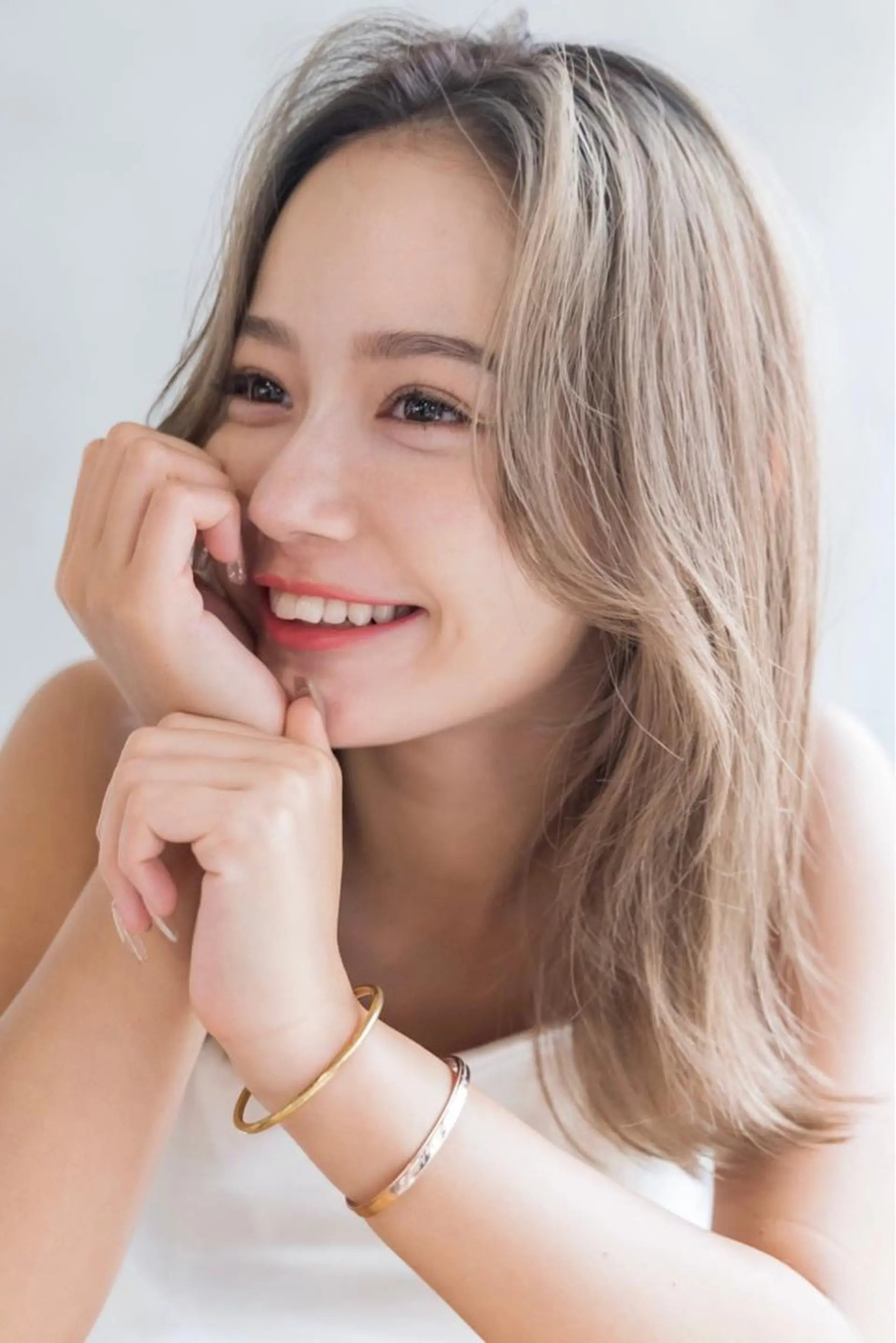 ミディアム ヘアカラー トリートメント 山口 竣也のヘアスタイル
