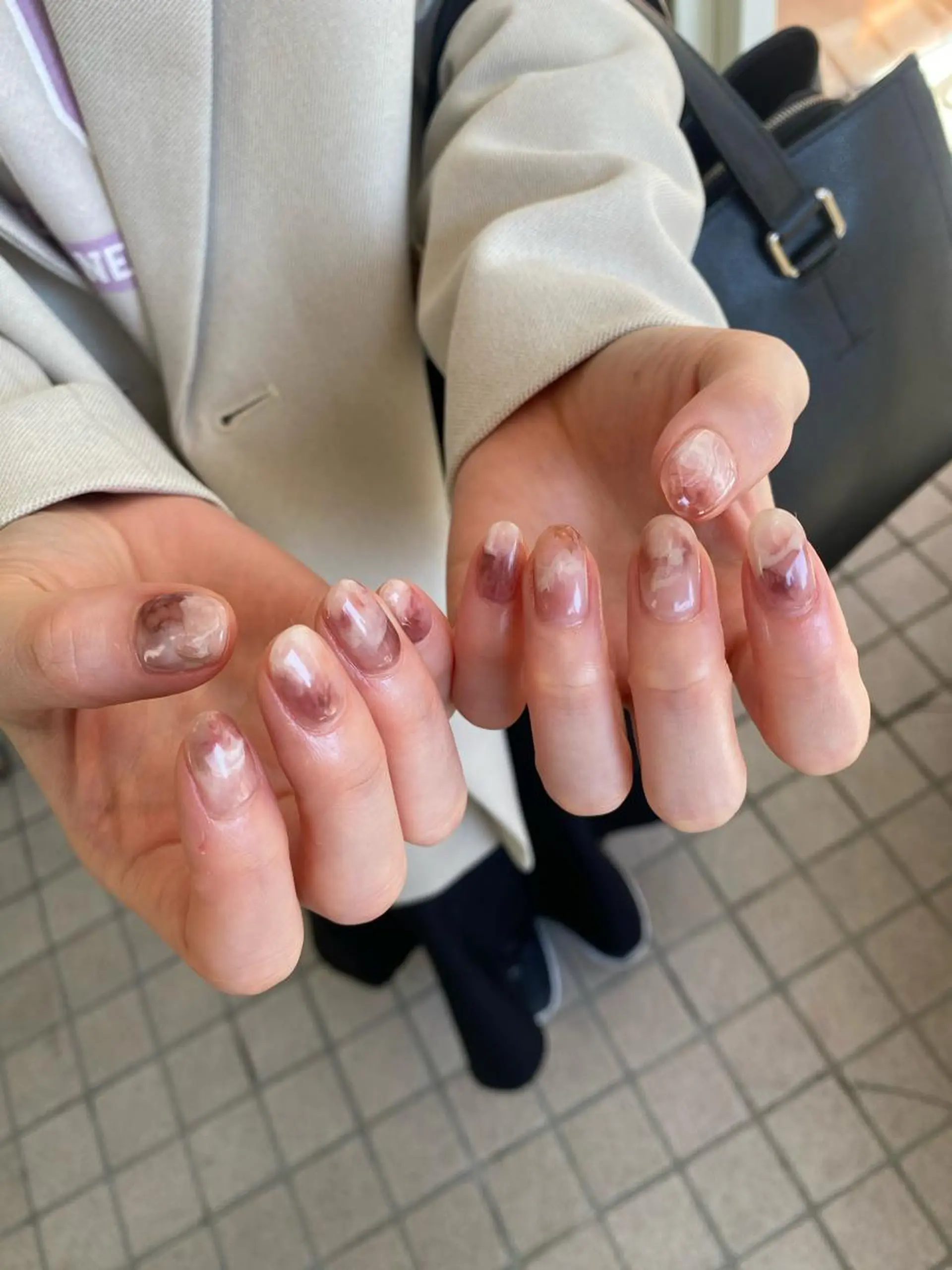 ネイル アートネイル ピンク nable.所属・望月 実莉のネイルデザイン