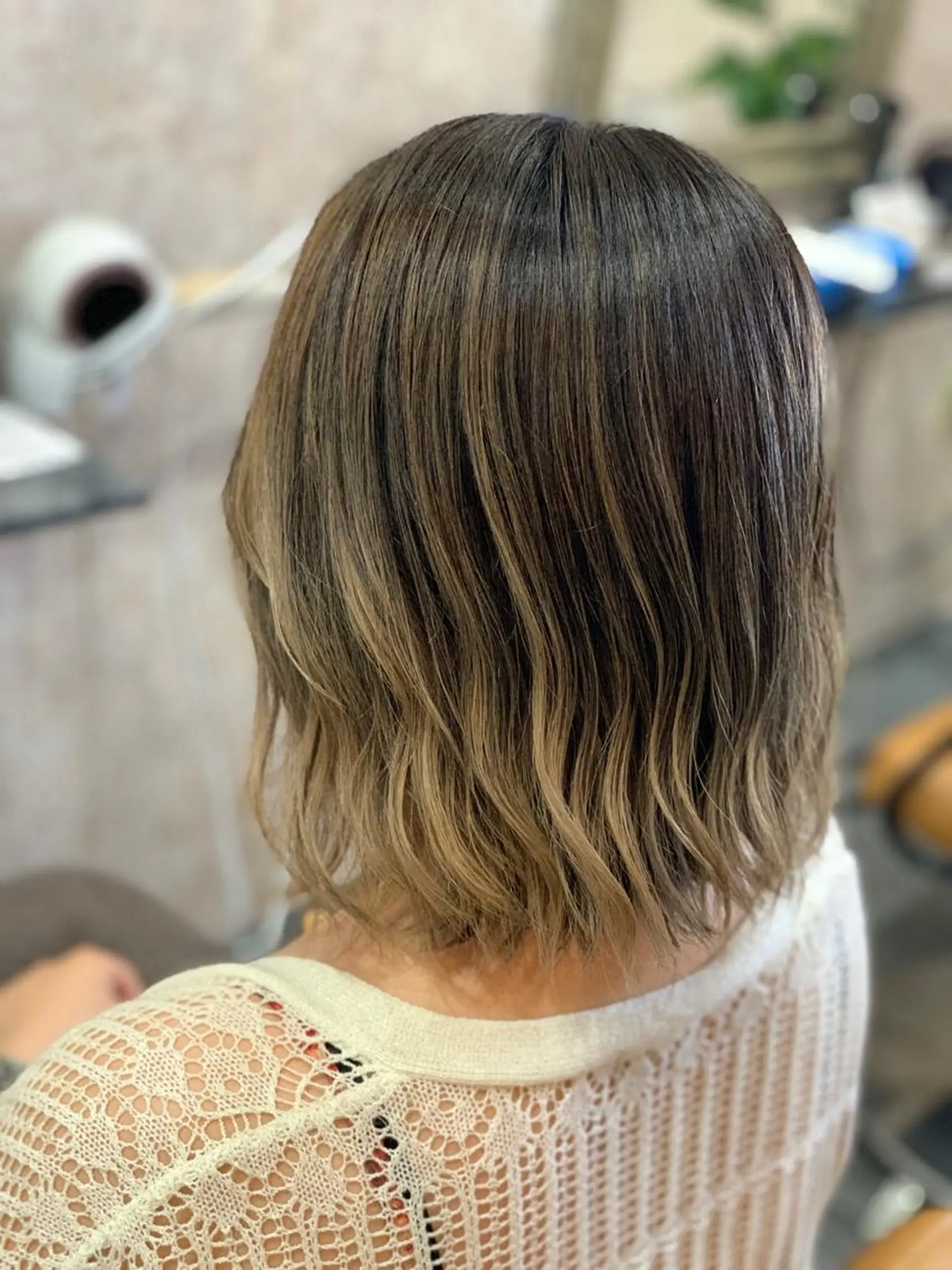 ミディアム レイヤーカット ank classic hair【アンククラシックヘアー】所属・ハイライト職人撮影 モデル募集！齋藤祐哉のヘアスタイル