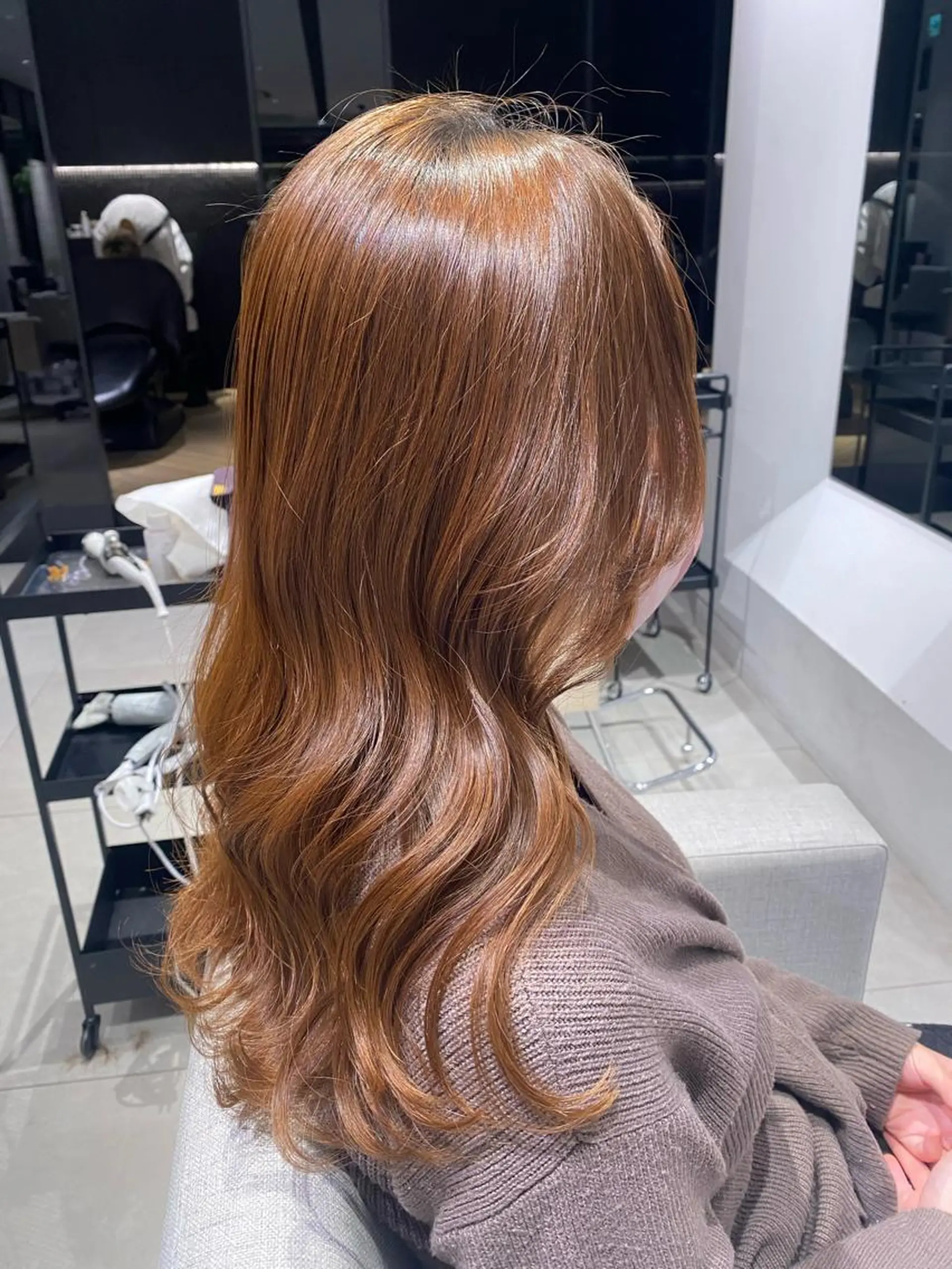 セミロング 銀座/髪質改善/韓国 カラー🍓原田侑依のヘアスタイル