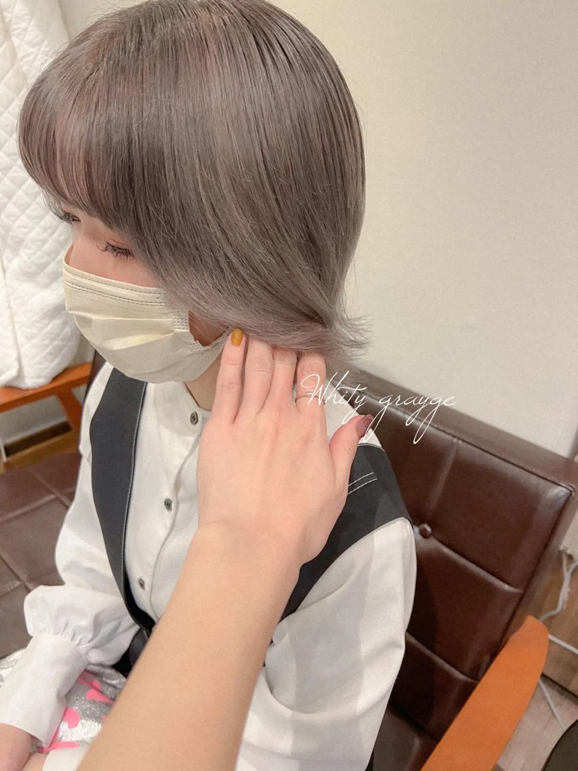 ショート カラー ブリーチ ヘアカラー カラーパティシエ facce🌼ikoのヘアスタイル