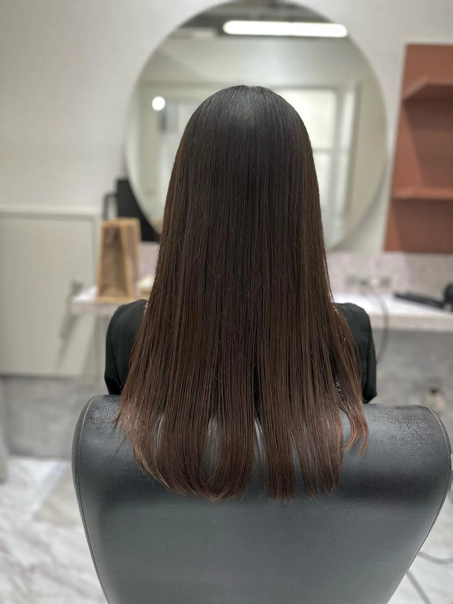ロング カット ヘアカラー 縮毛矯正 トリートメント JYO 髪質改善専門家のヘアスタイル