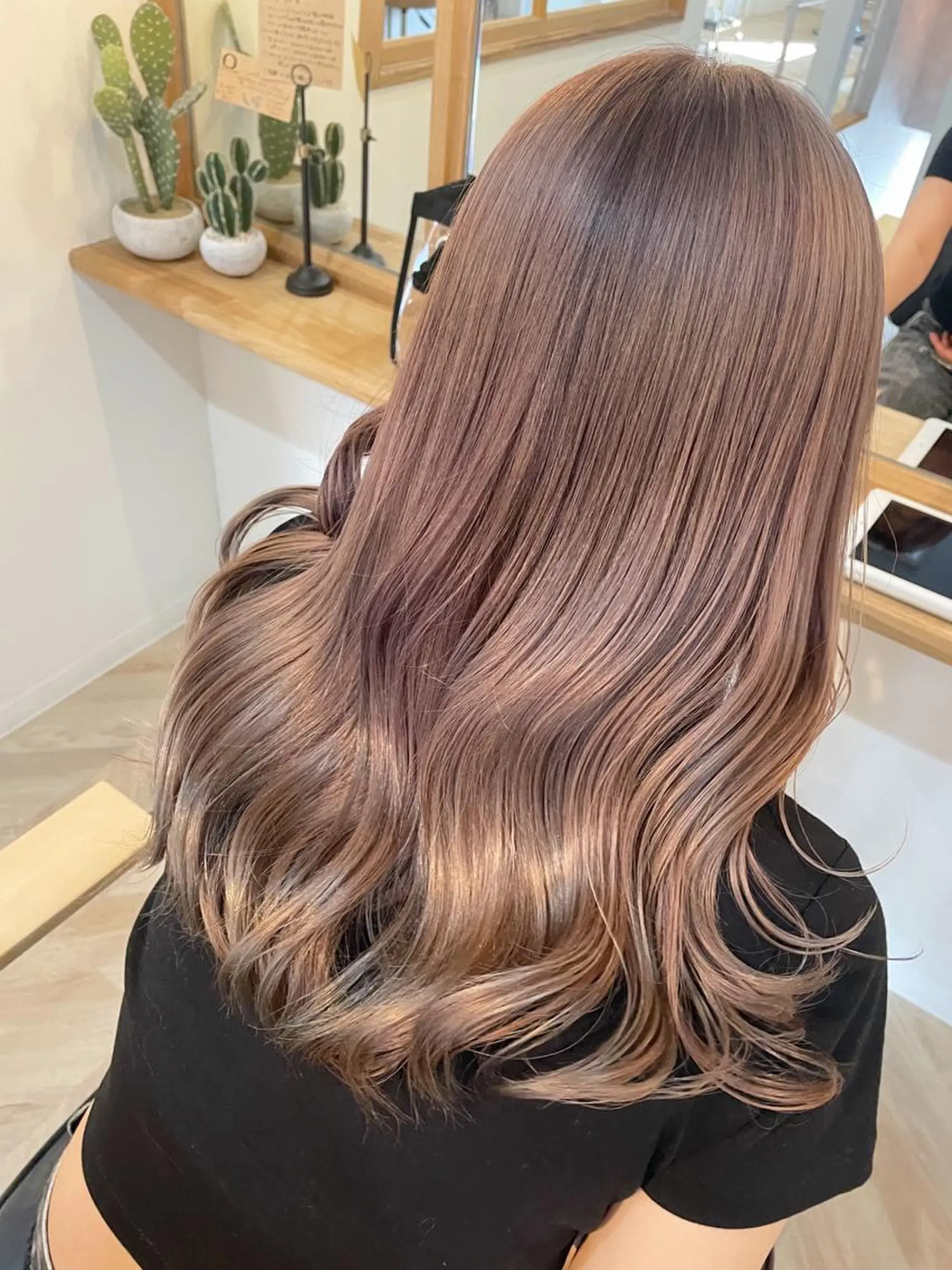 カラー ベージュカラー ブリーチ ピンクカラー ピンクベージュ ヘアカラー Matsubara asuka  ☪︎のヘアスタイル