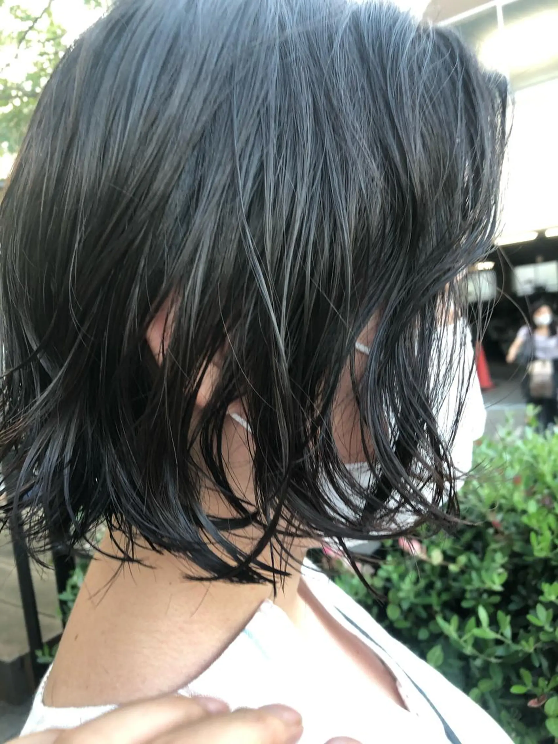 ショート カット パーマ ハイライトバレイヤー ジュ＆縮毛矯正✨櫻野のヘアスタイル