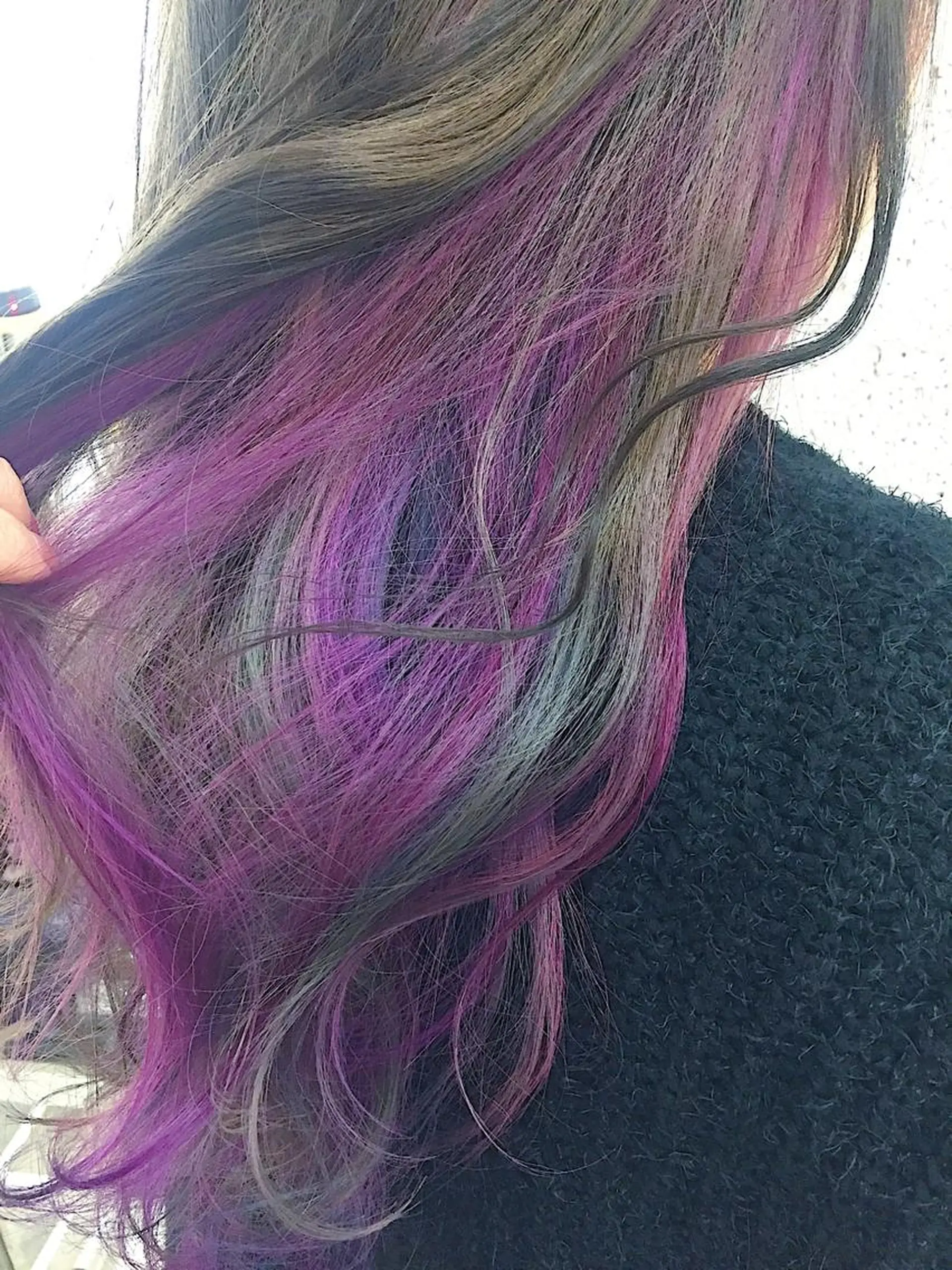 ロング カラー パーマ ヘアアレンジ アディクシーカラー アッシュ バレイヤージュ ベージュカラー ブリーチ ✨ハイクオリティ✨ 山本香也のヘアスタイル