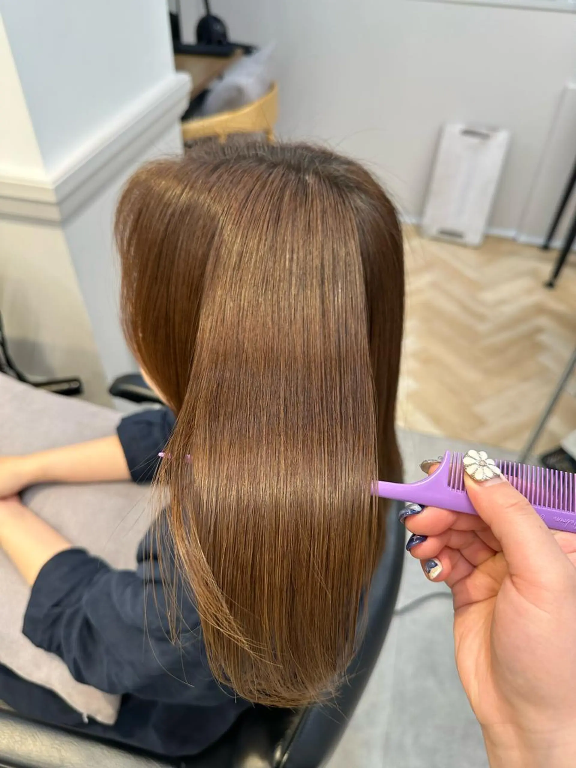 ロング あいこ/レイヤー カット🌷銀座のヘアスタイル