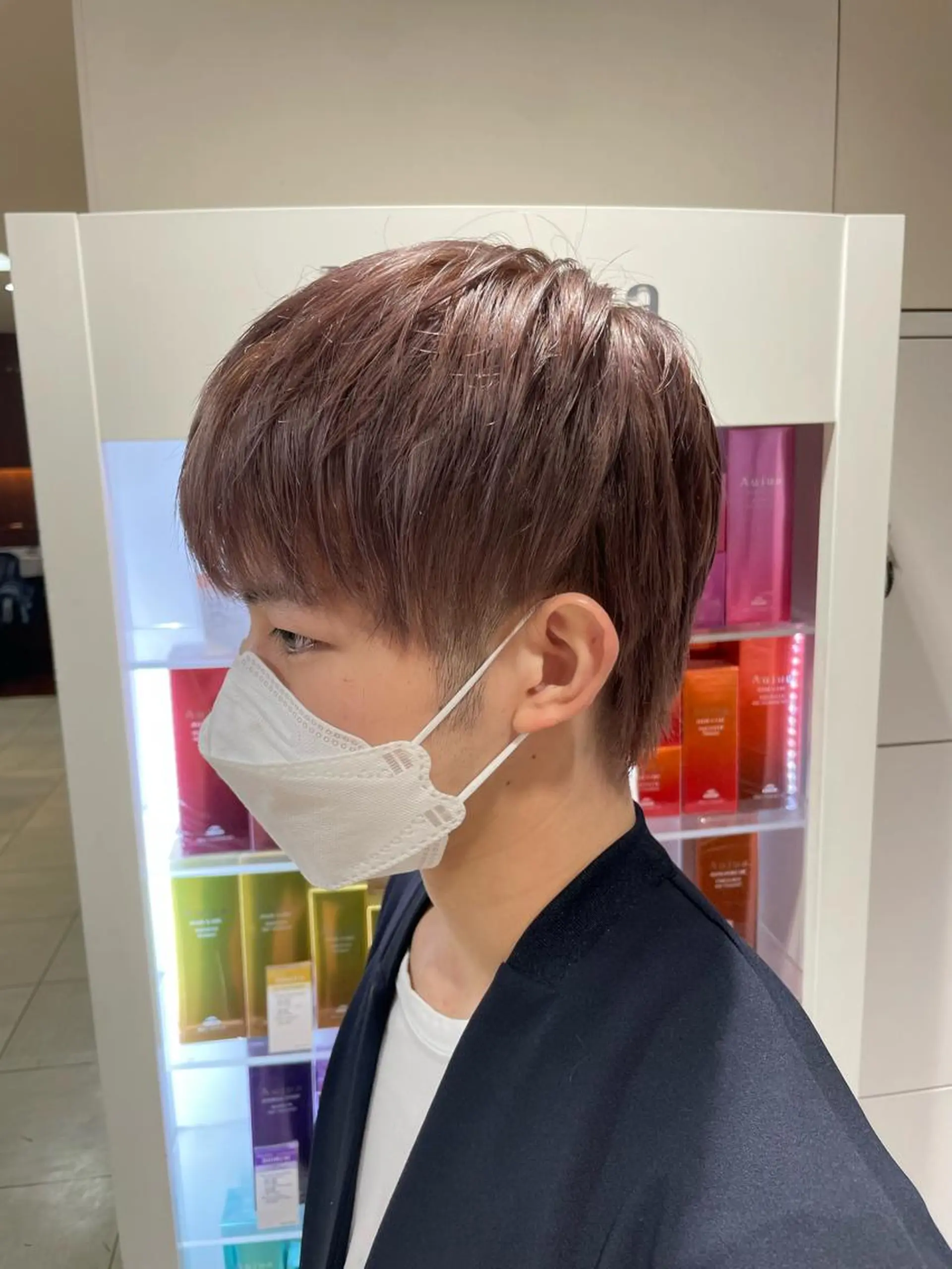 ショート カラー ヘアアレンジ メンズ ヘアカラー トリートメント 【Sweep】おじま のぞみのヘアスタイル