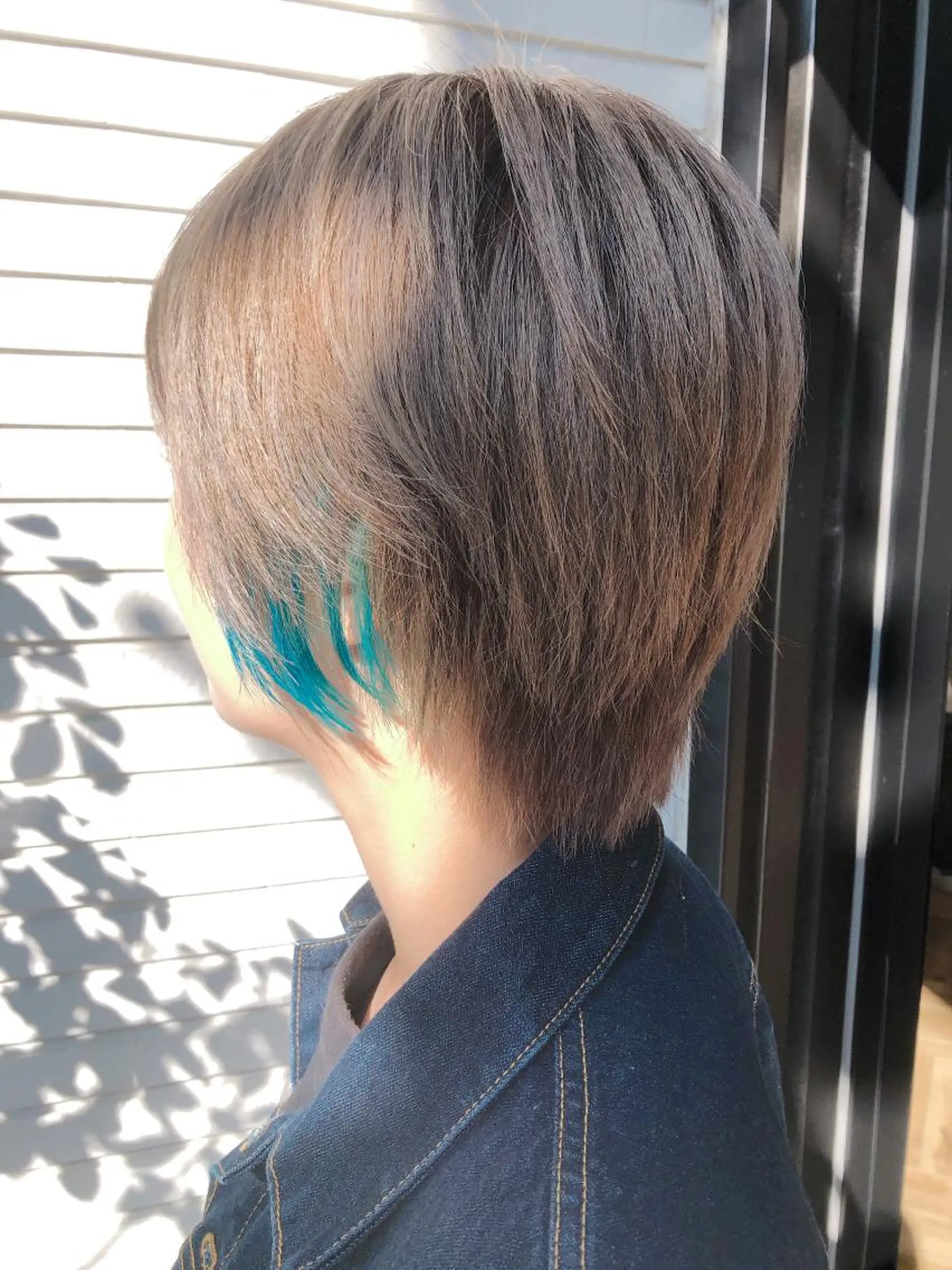 ショート カット パーマ トリートメント デザインカラー/ ブリーチ/稲若健太郎のヘアスタイル