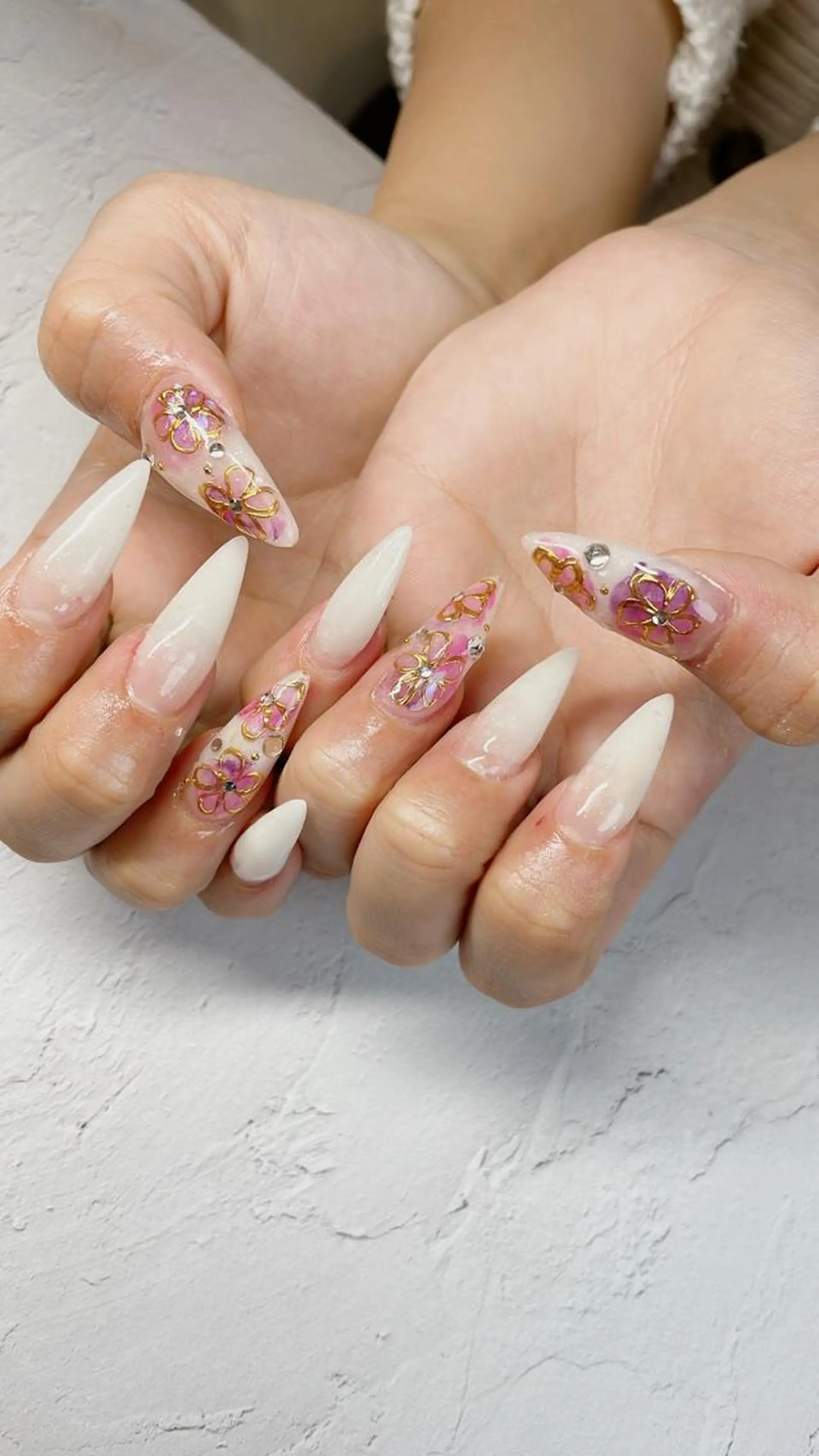 ネイル アートネイル ハンドネイル LaLa Peach 福岡のマツエク・マツパデザイン