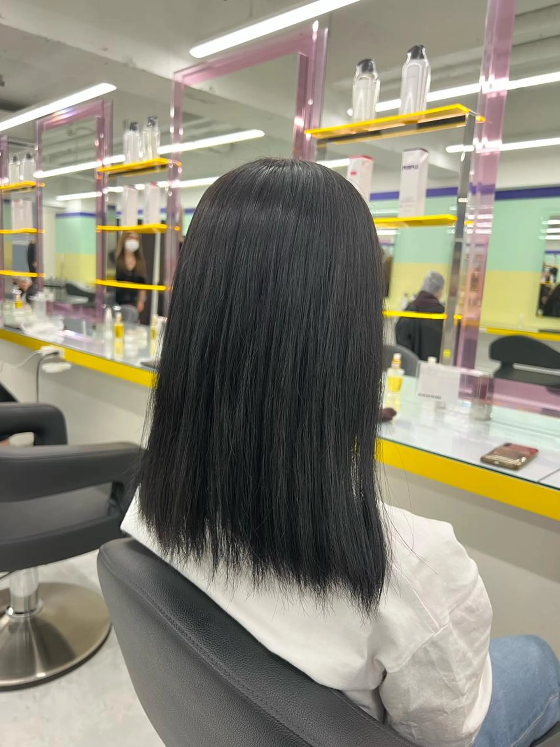 セミロング パーマモデル募集💖 まなみのヘアスタイル