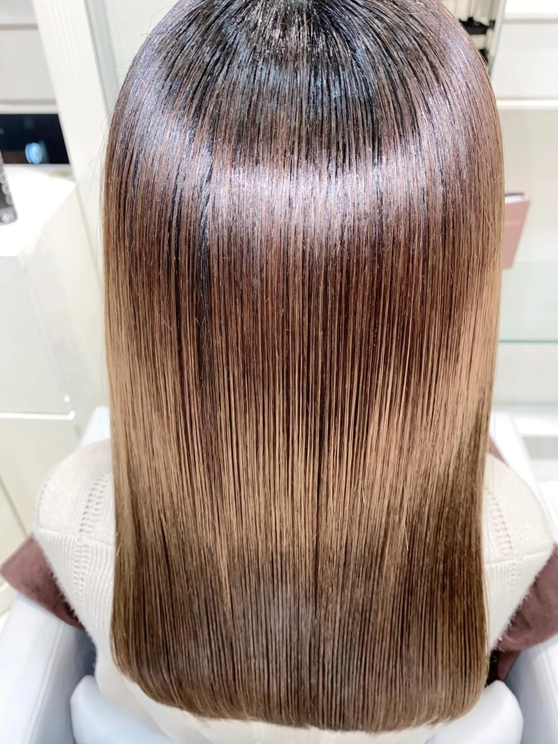 ロング くせ毛 カット ヘアカラー トリートメント 縮毛矯正/髪質改善/ ブリーチ/東陽町✨のヘアスタイル