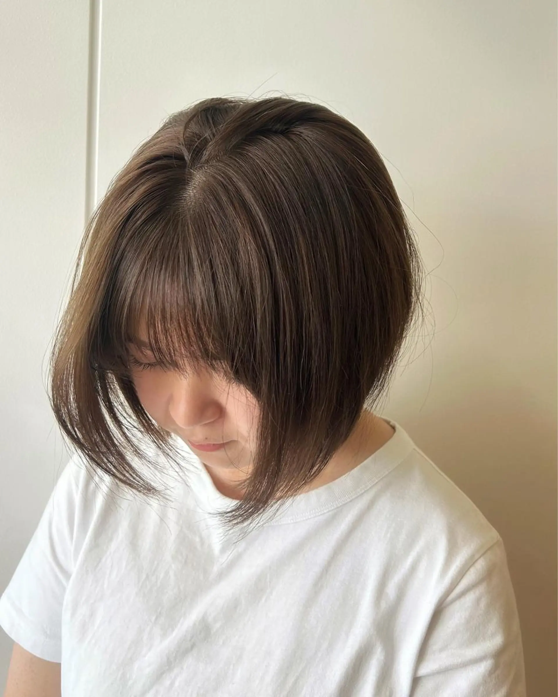 ミディアム カラー 韓国girly hikariのヘアスタイル