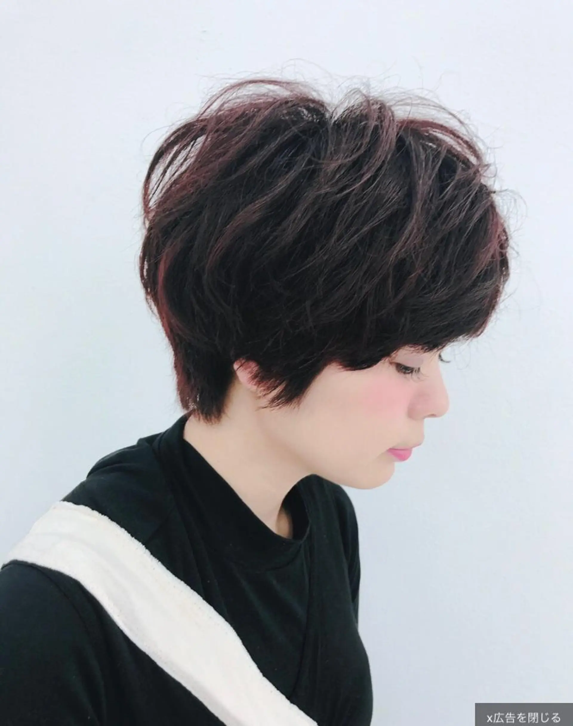 ショート カラー ブラウンカラー Miku❇️ フェイスレイヤーのヘアスタイル