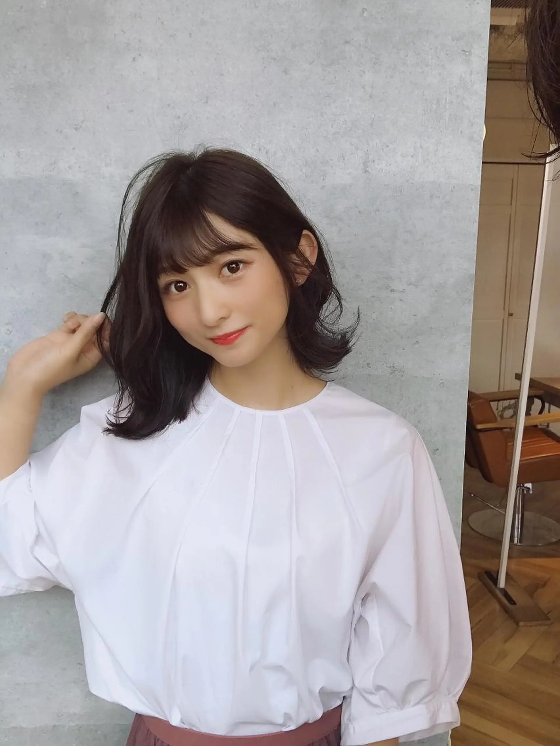 ミディアム カット トリートメント ヘッドスパ 佐藤優太朗 似合わせ/髪質改善のヘアスタイル