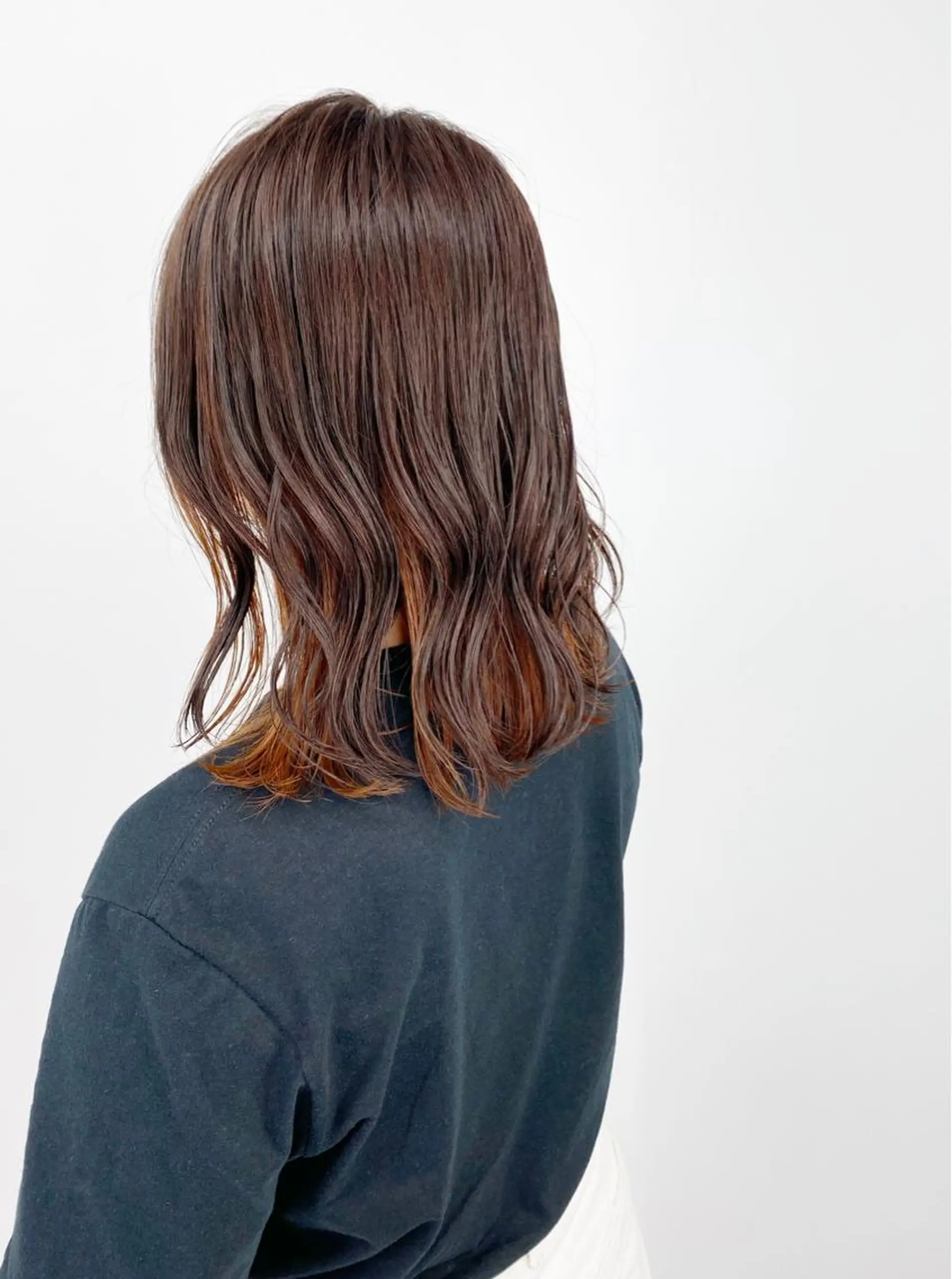 ミディアム カラー ヘアカラー トリートメント 大橋 拓巳のヘアスタイル