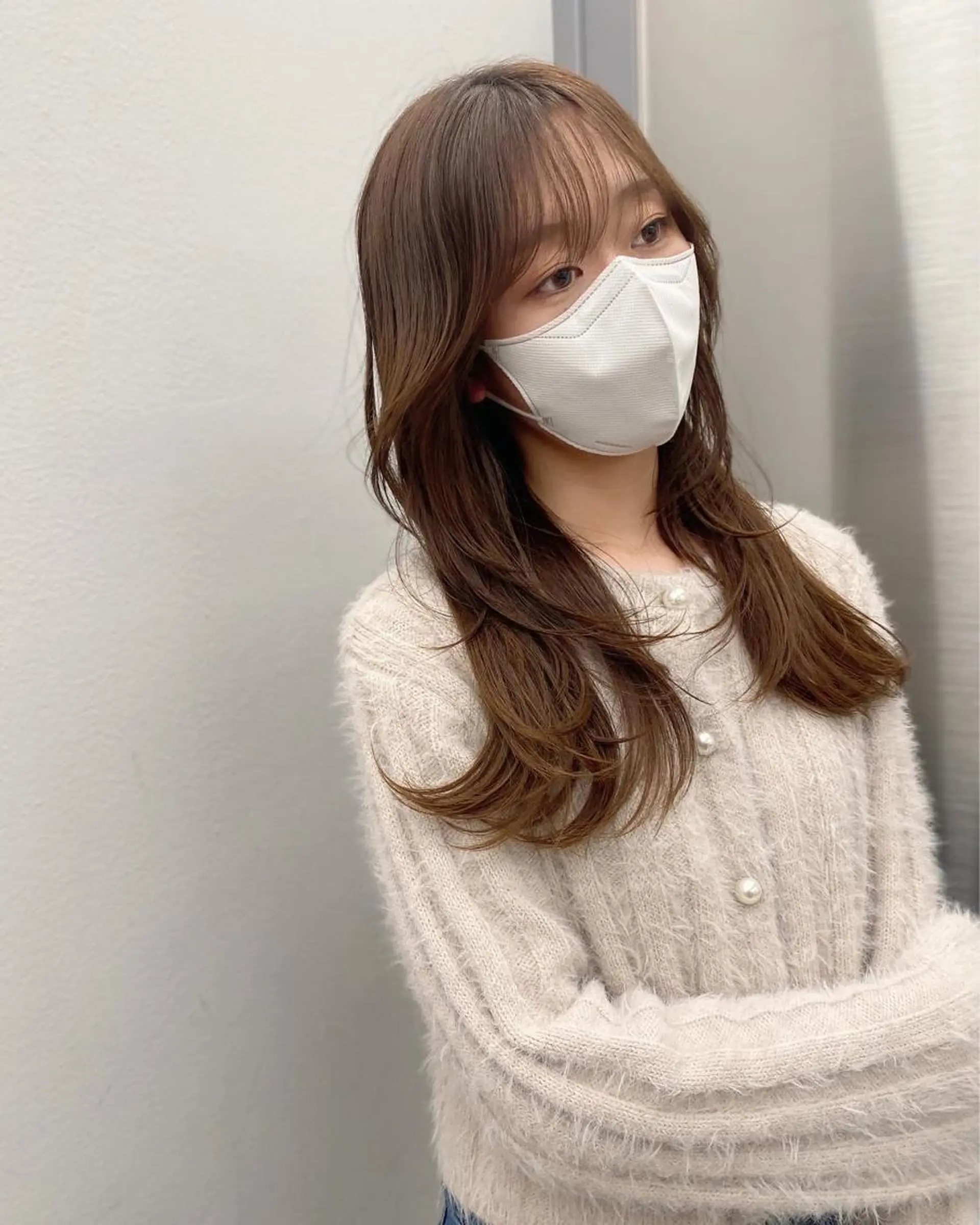 ロング カット ヘアカラー トリートメント 京都レイヤーカット/ 縮毛矯正/羽柴りくのマツエク・マツパデザイン