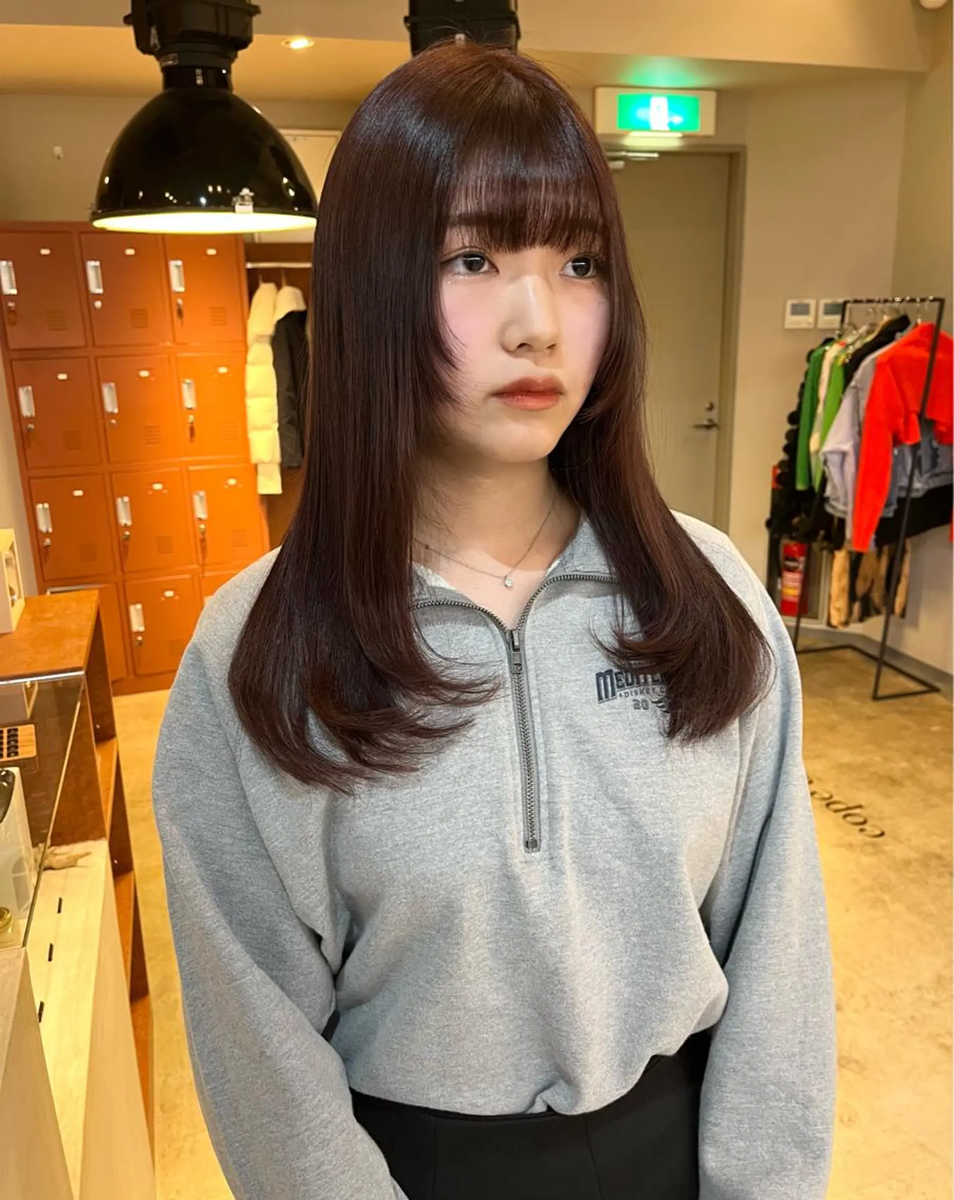 セミロング レイヤーカット カット 🩷ハイトーン透明感 レイヤー🩷ユリカのヘアスタイル