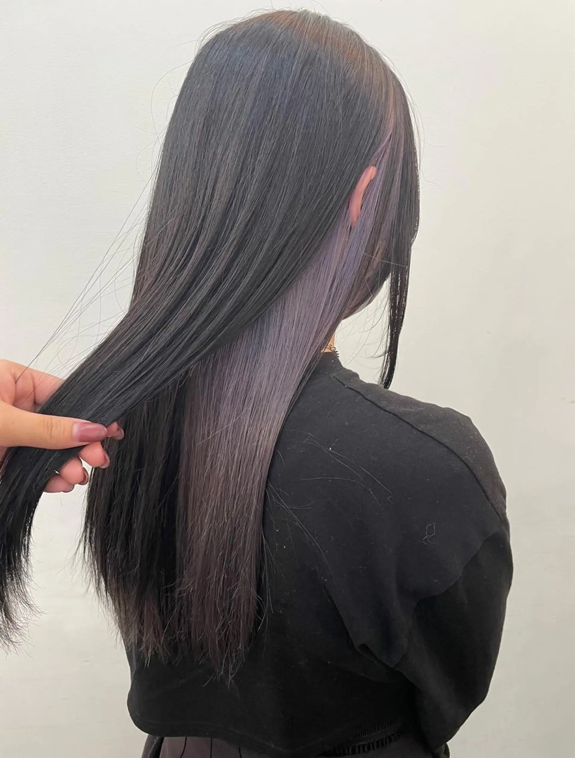 ロング カラー 🎀透明感×ちゅるん ピンク🎀ゆきののヘアスタイル