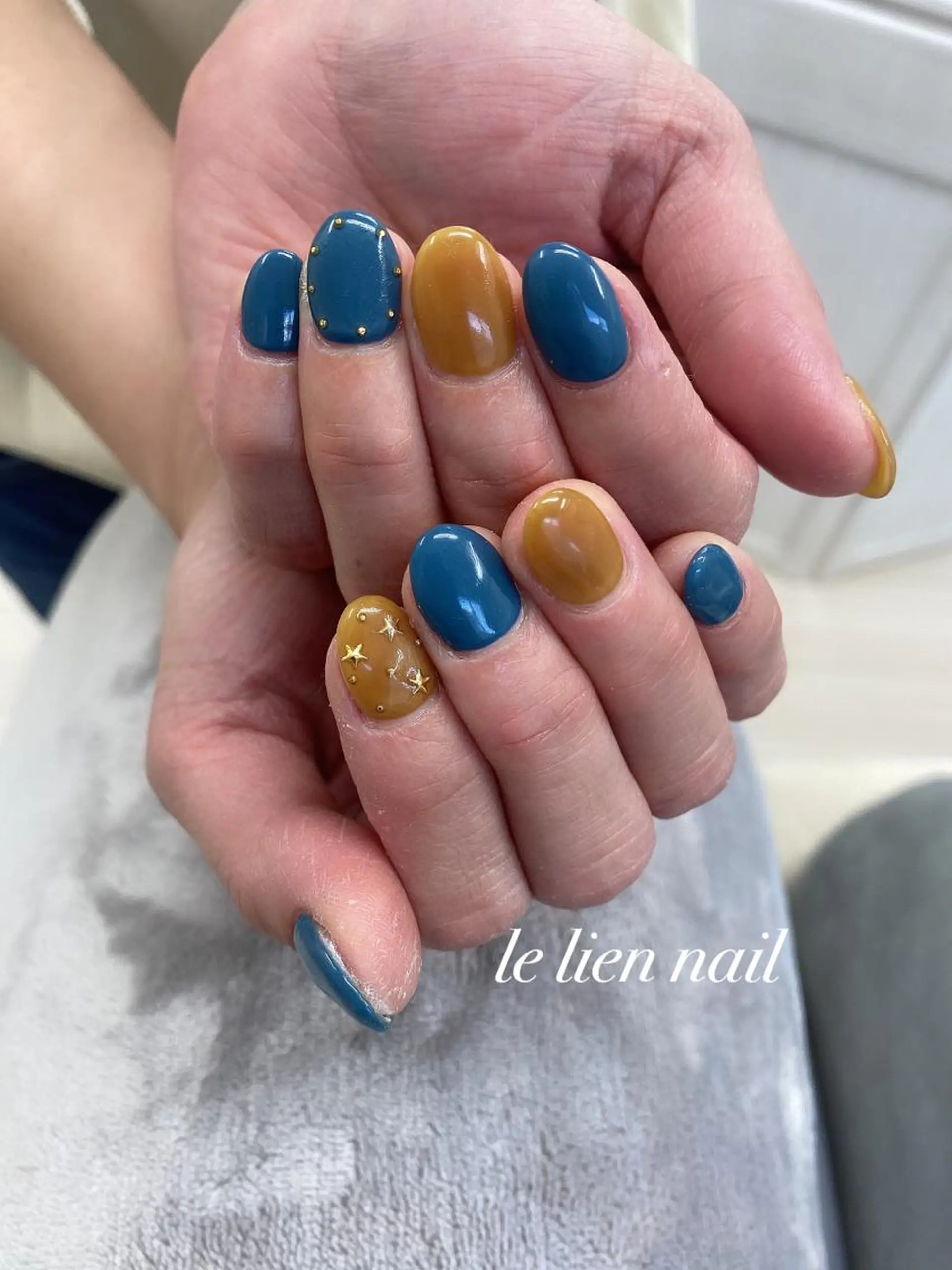 ネイル アートネイル ワンカラーネイル ハンドネイル le lien nailのネイルデザイン
