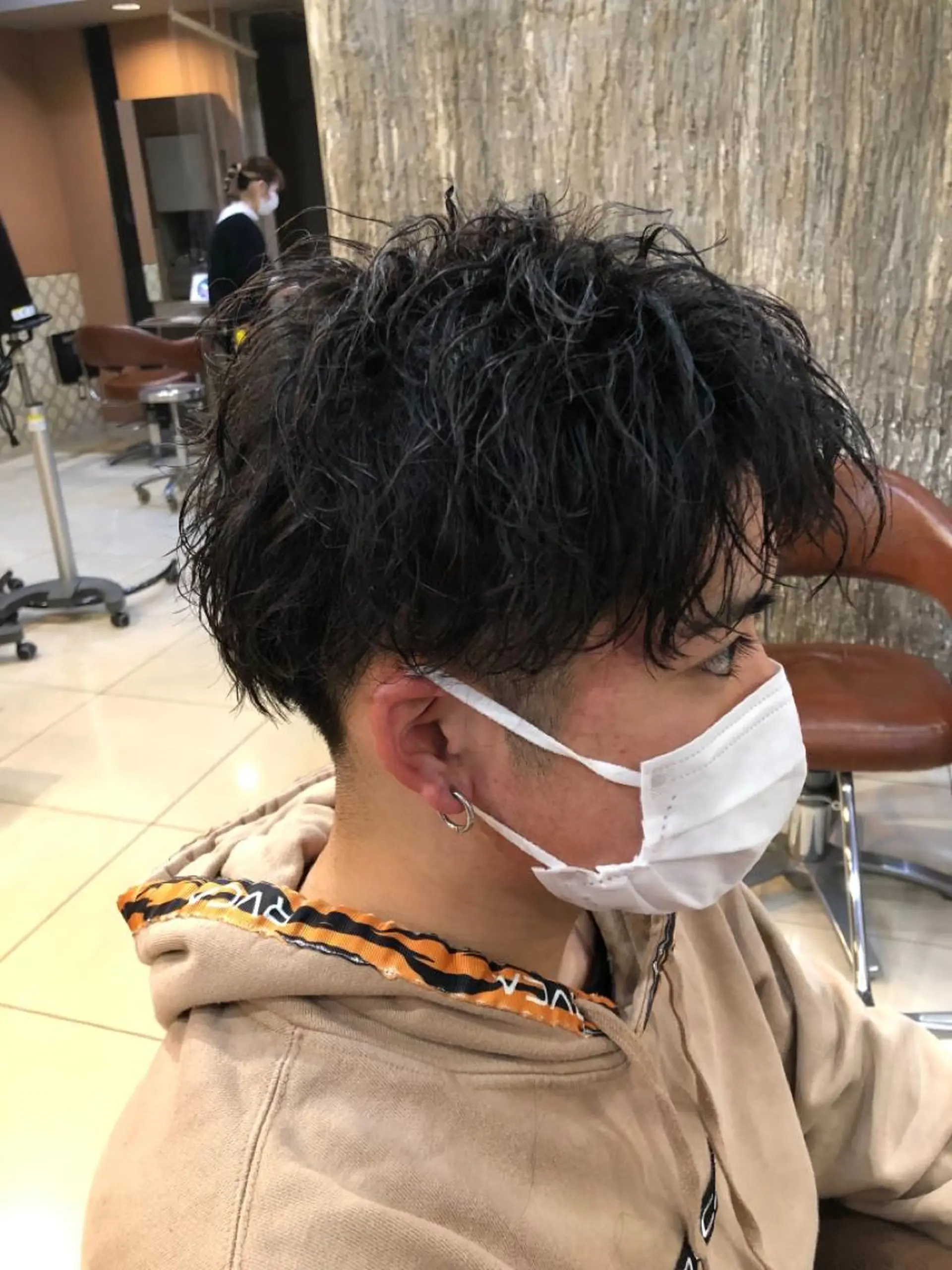 パーマ ヘアアレンジ メンズ メンズパーマ メンズツイストパーマ ツイストパーマ カット パーマ 🦄アイリスト💐 小澤　愛蘭のマツエク・マツパデザイン